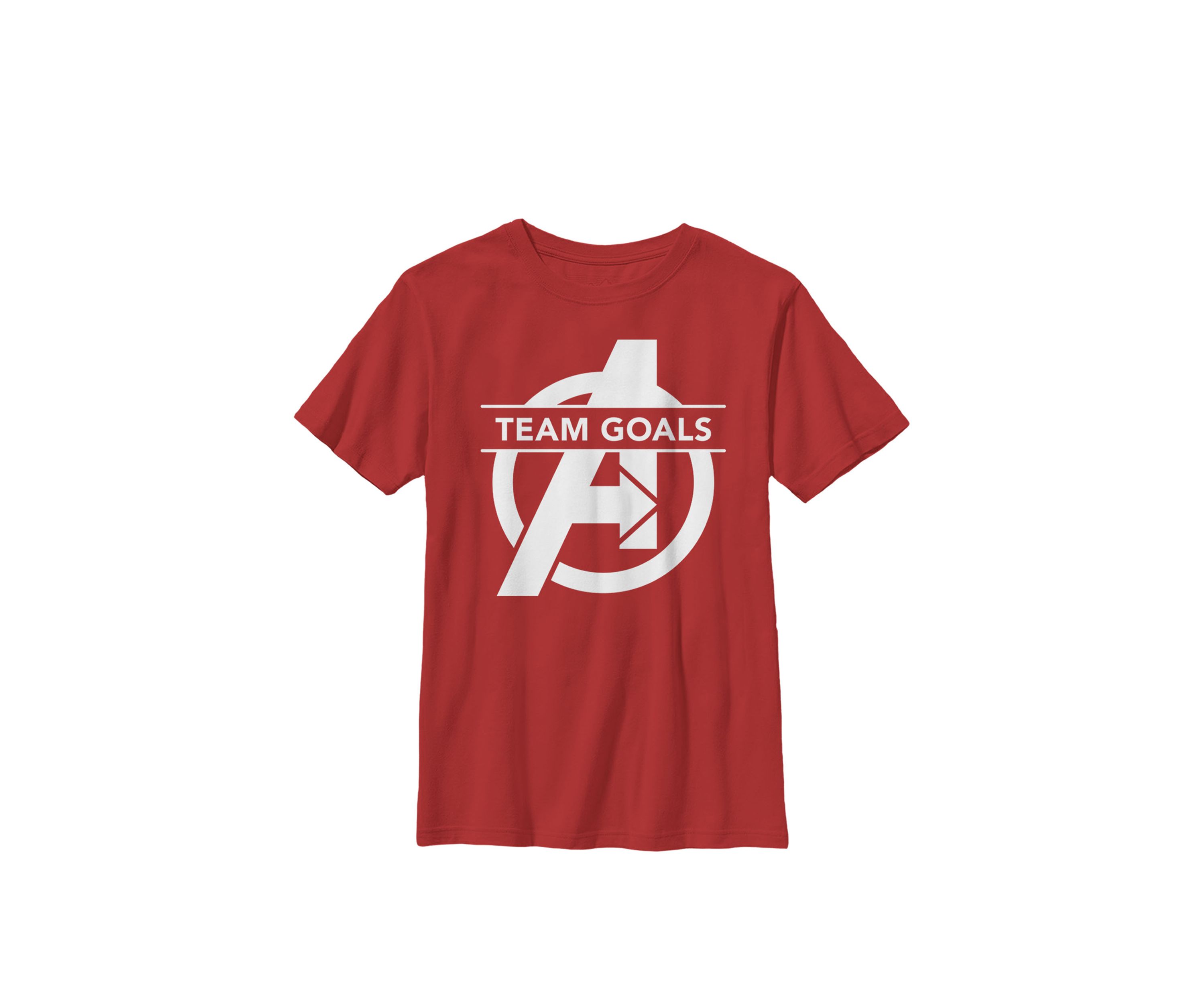 Boys 8-20 Avengers Endgame Team Goals Logo Graphic T-Shirt