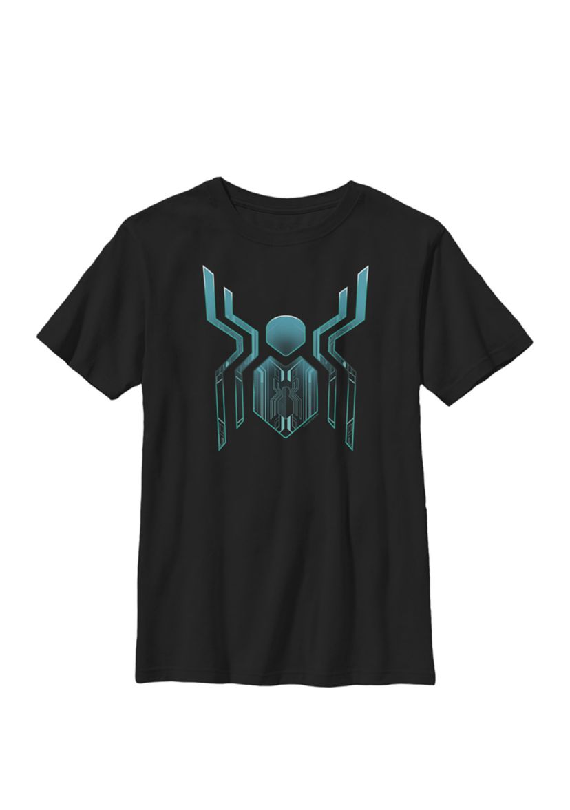 Boys 8-20 Spider-Man Far From Home Tech Spider Chest Symbol Graphic T-Shirt  