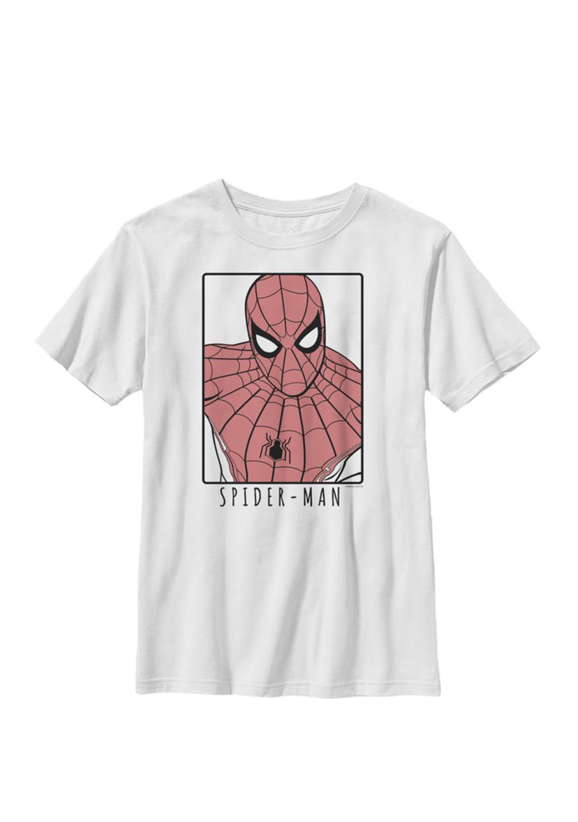 Boys 8-20 Spider-Man Far From Home Ornate Simple Poster Graphic T-Shirt