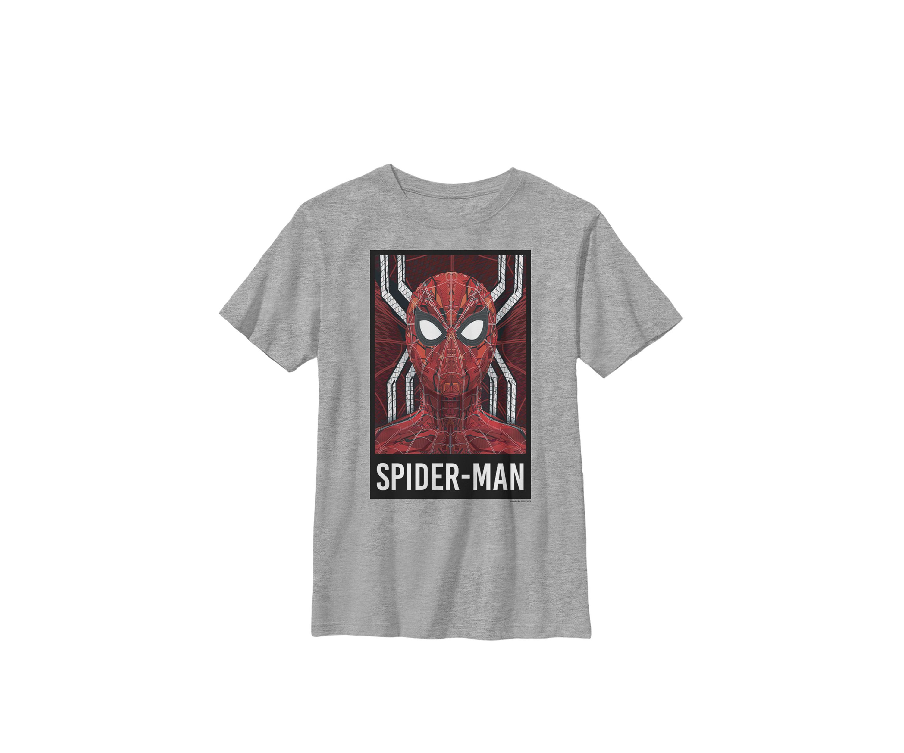 Boys 8-20 Spider-Man Far From Home Mask Fill Logo Poster Graphic T-Shirt