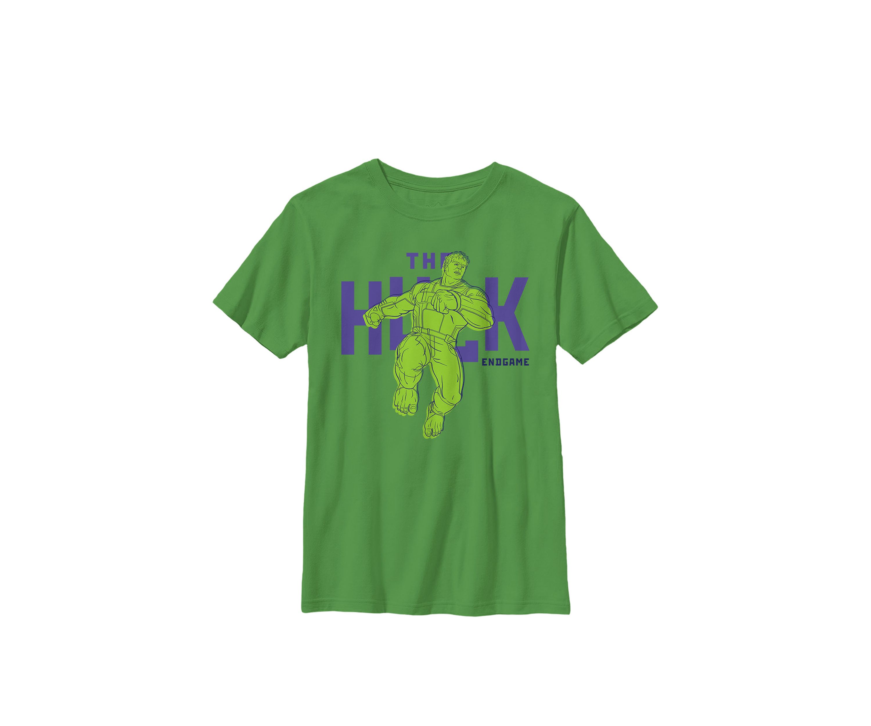 Boys 8-20 Avengers Endgame Hulk Bold Text Graphic T-Shirt 