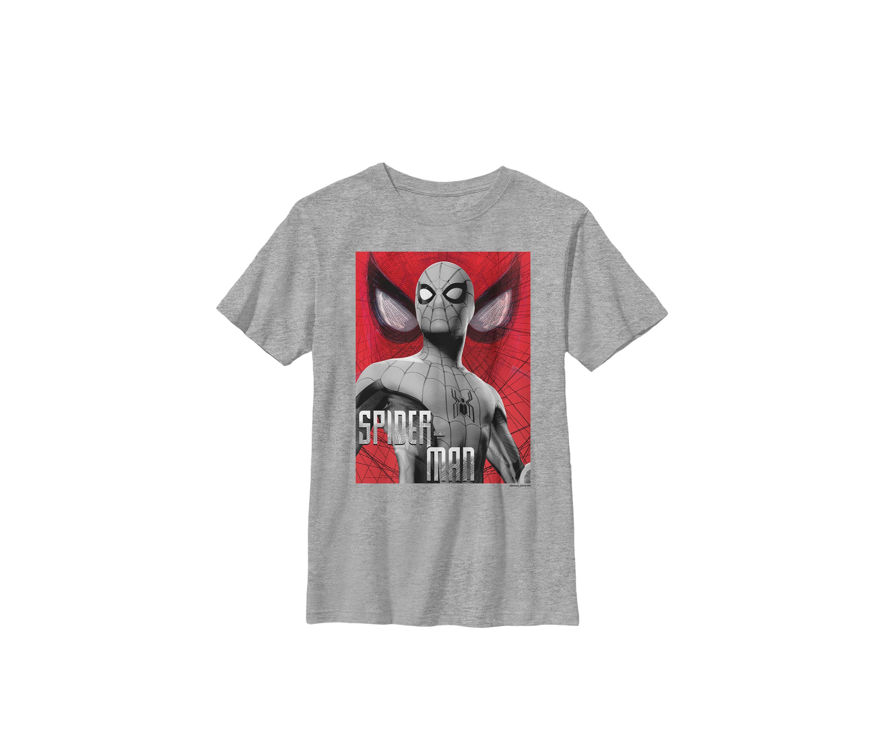 Boys 8-20  Spider-Man Far From Home Ornate Poster Graphic T-Shirt 