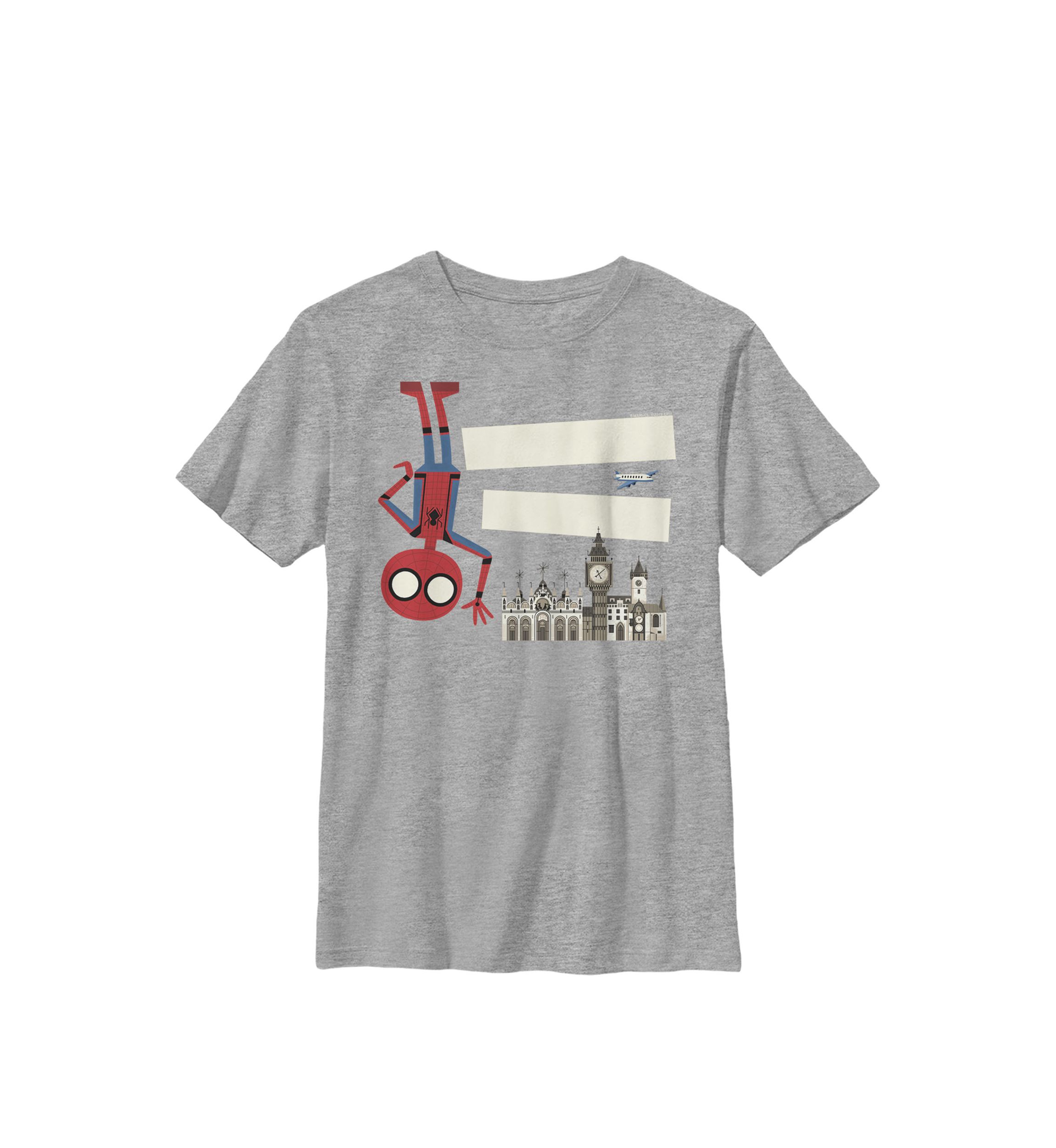 Boys 8-20 Spider-Man Far From Home Hello London Portrait Graphic T-Shirt 