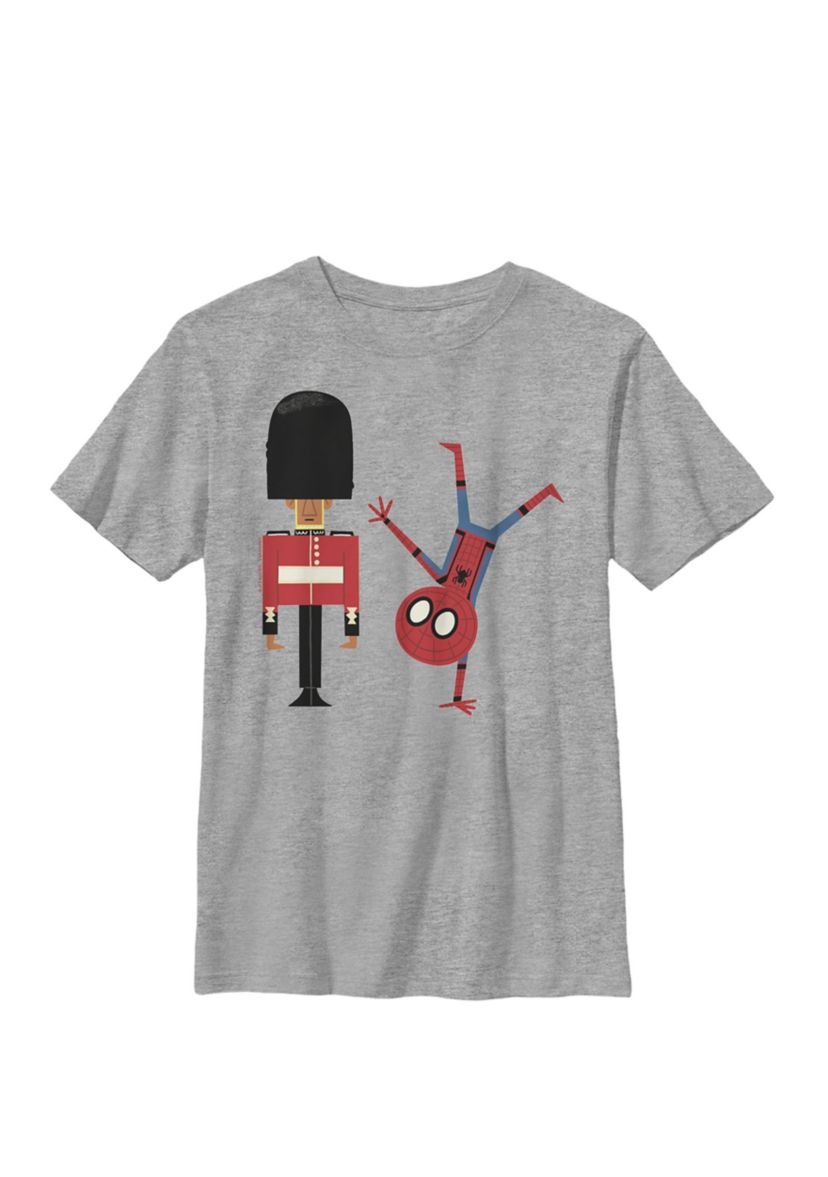 Boys 8-20 Spider-Man Far From Home Handstand Portrait Graphic T-Shirt 