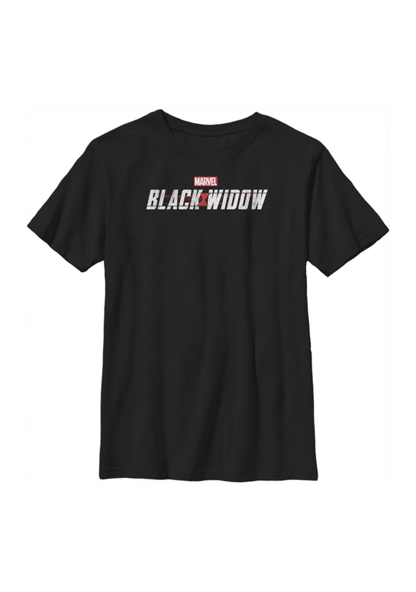 Boys 4-7 Black Widow Logo Graphic T-Shirt