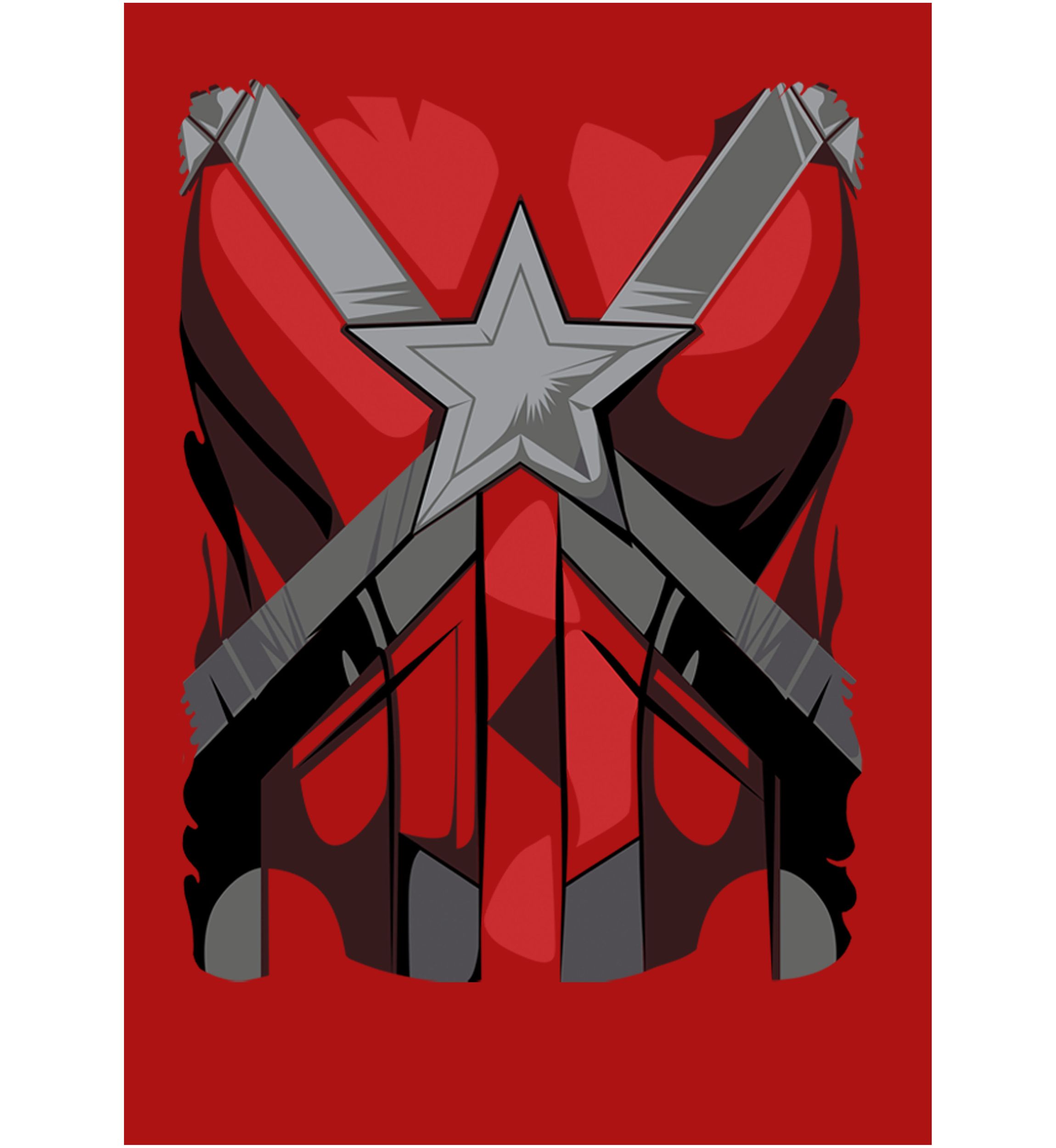 Boys 4-7 Red Guardian Costume Graphic T-Shirt