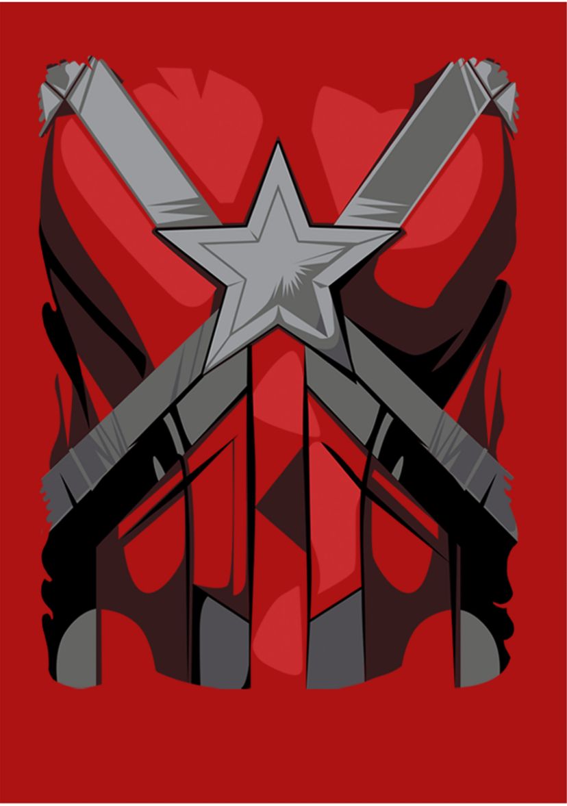 Boys 4-7 Red Guardian Costume Graphic T-Shirt