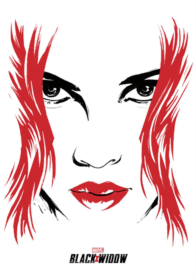 Boys 4-7 Widow Face Graphic T-Shirt