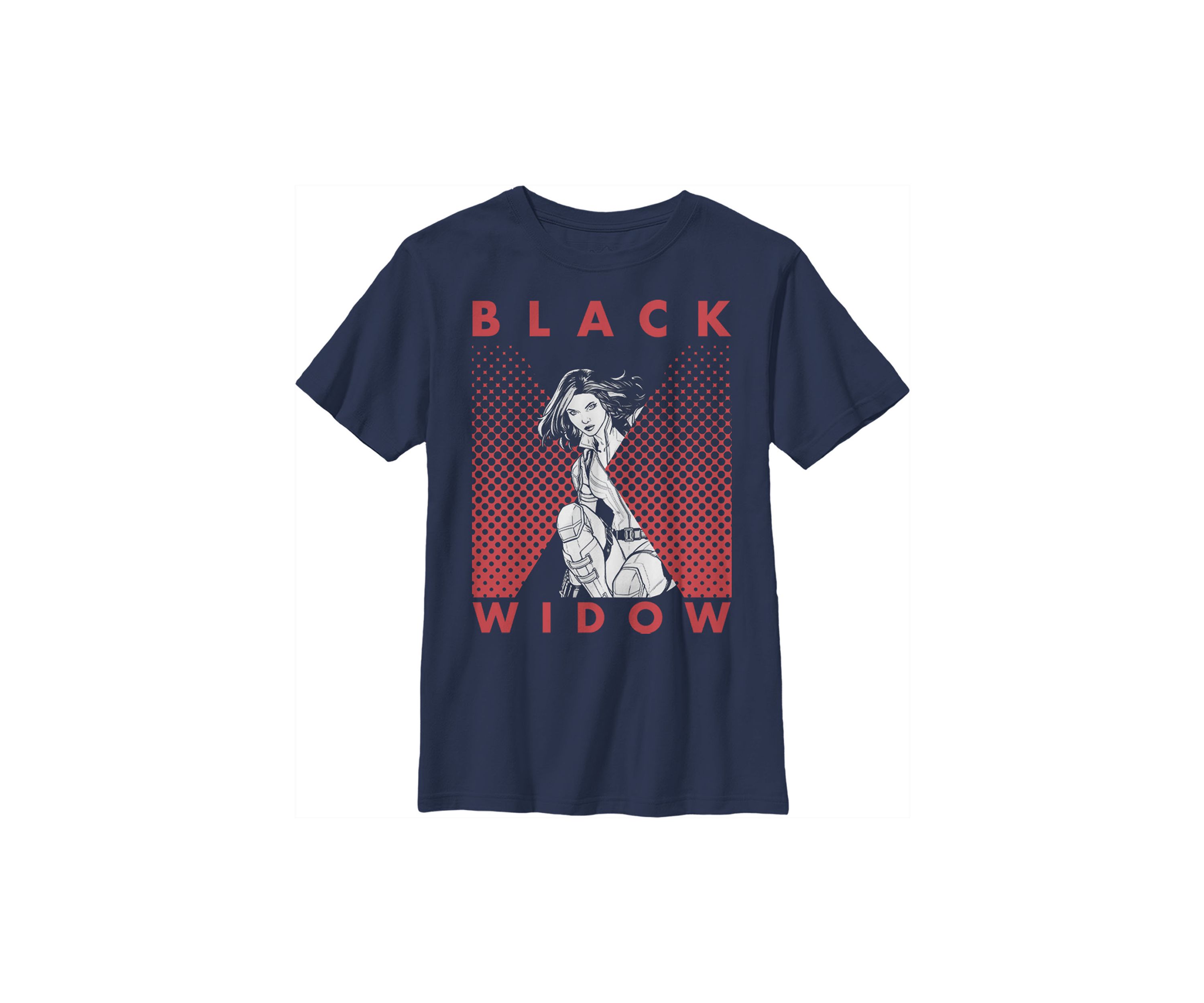 Boys 4-7 Halftone Black Widow Graphic T-Shirt