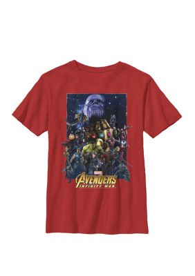 A Bugs Life Boys 8-20 Avengers Infinity War Team Assemble Graphic T-Shirt
