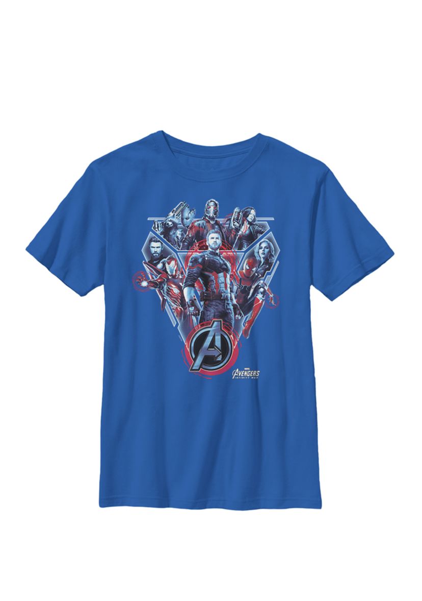 Boys 8-20 Avengers Infinity War Tech Group Graphic T-Shirt 