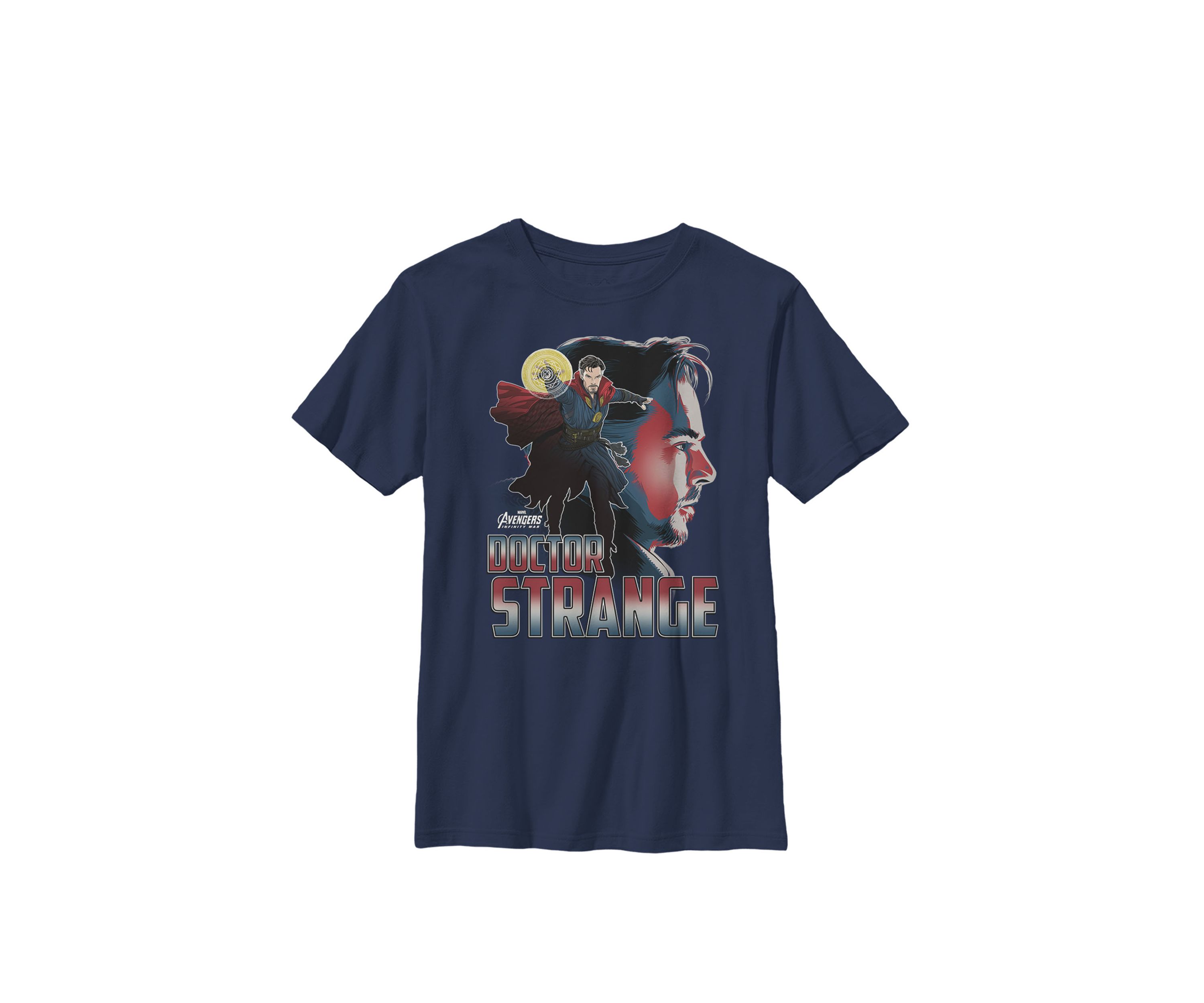 Boys 8-20 Infinity War Dr. Strange Head Profile Graphic T-Shirt 
