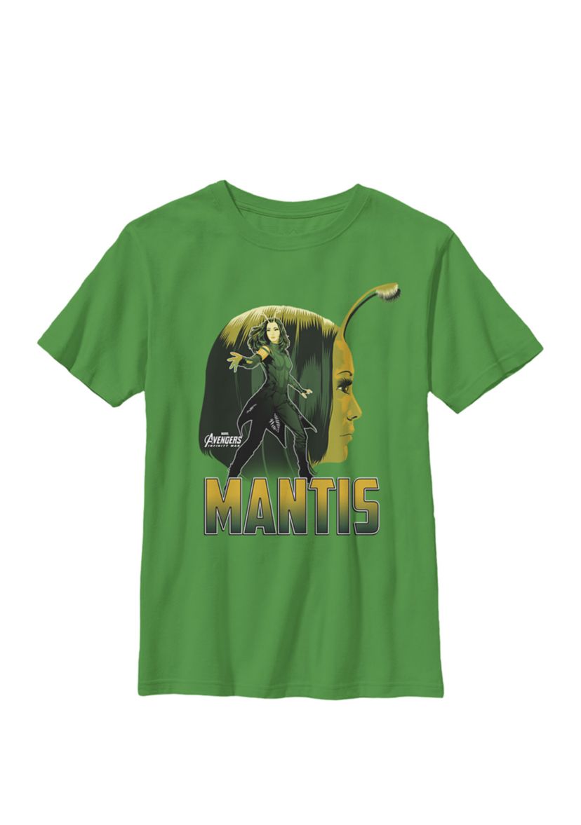 Boys 8-20 Infinity War Mantis Head Profile Graphic T-Shirt 