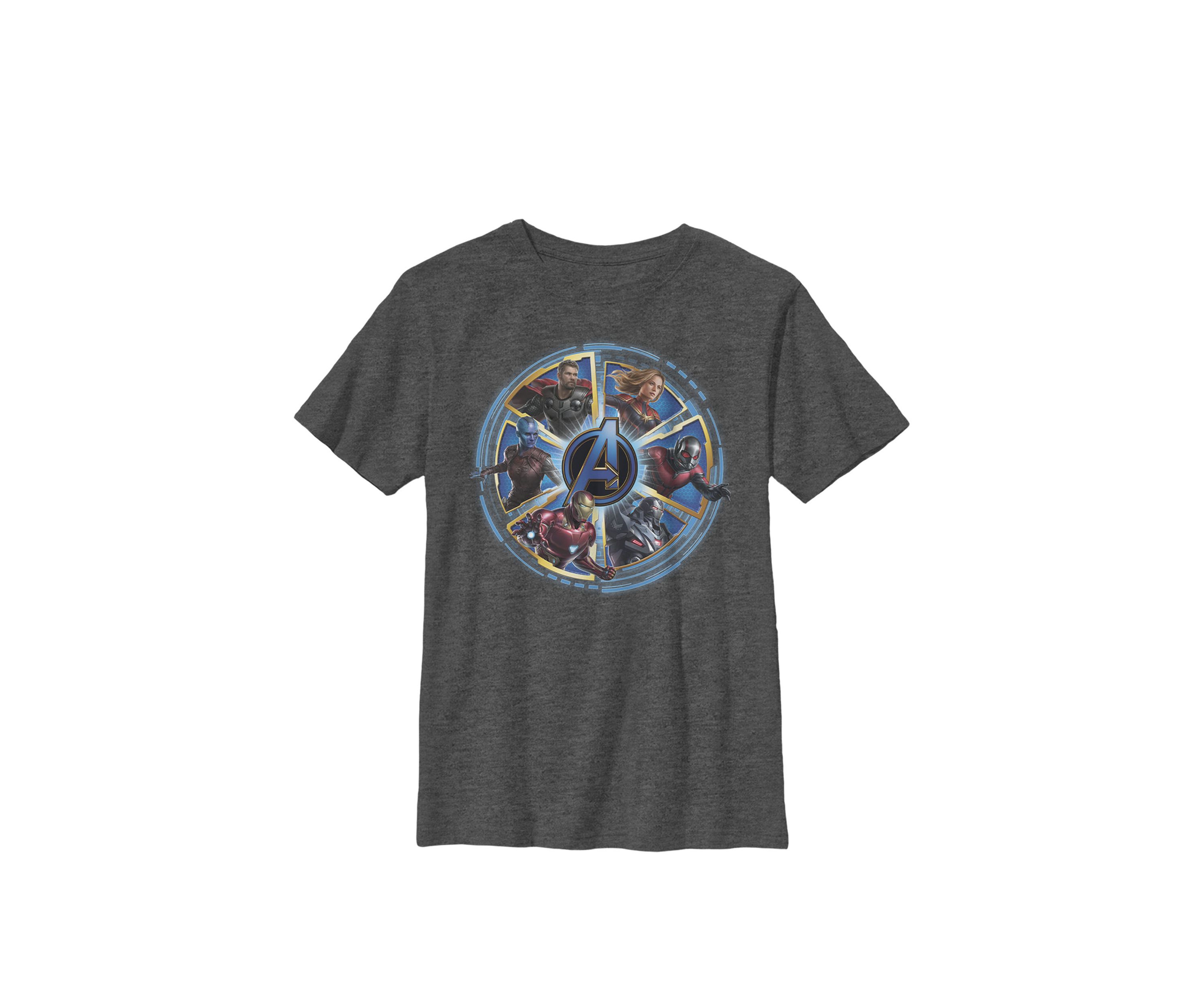 Boys 8-20 Avengers Endgame Circle of Heroes Graphic T-Shirt 