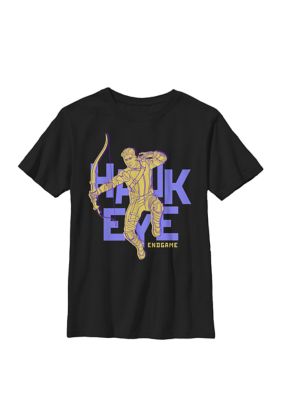 A Bugs Life Boys 8-20 Avengers Endgame Hawkeye Bold Name Logo Graphic T-Shirt
