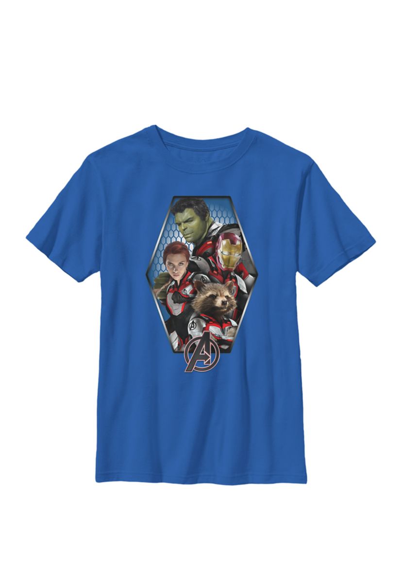 Boys 8-20 Avengers Endgame Hexagon Graphic T-Shirt 