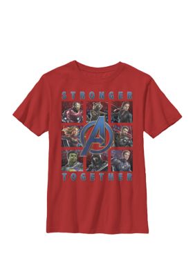 A Bugs Life Kids Avengers Endgame Stronger Together Panel Crew Graphic T-Shirt