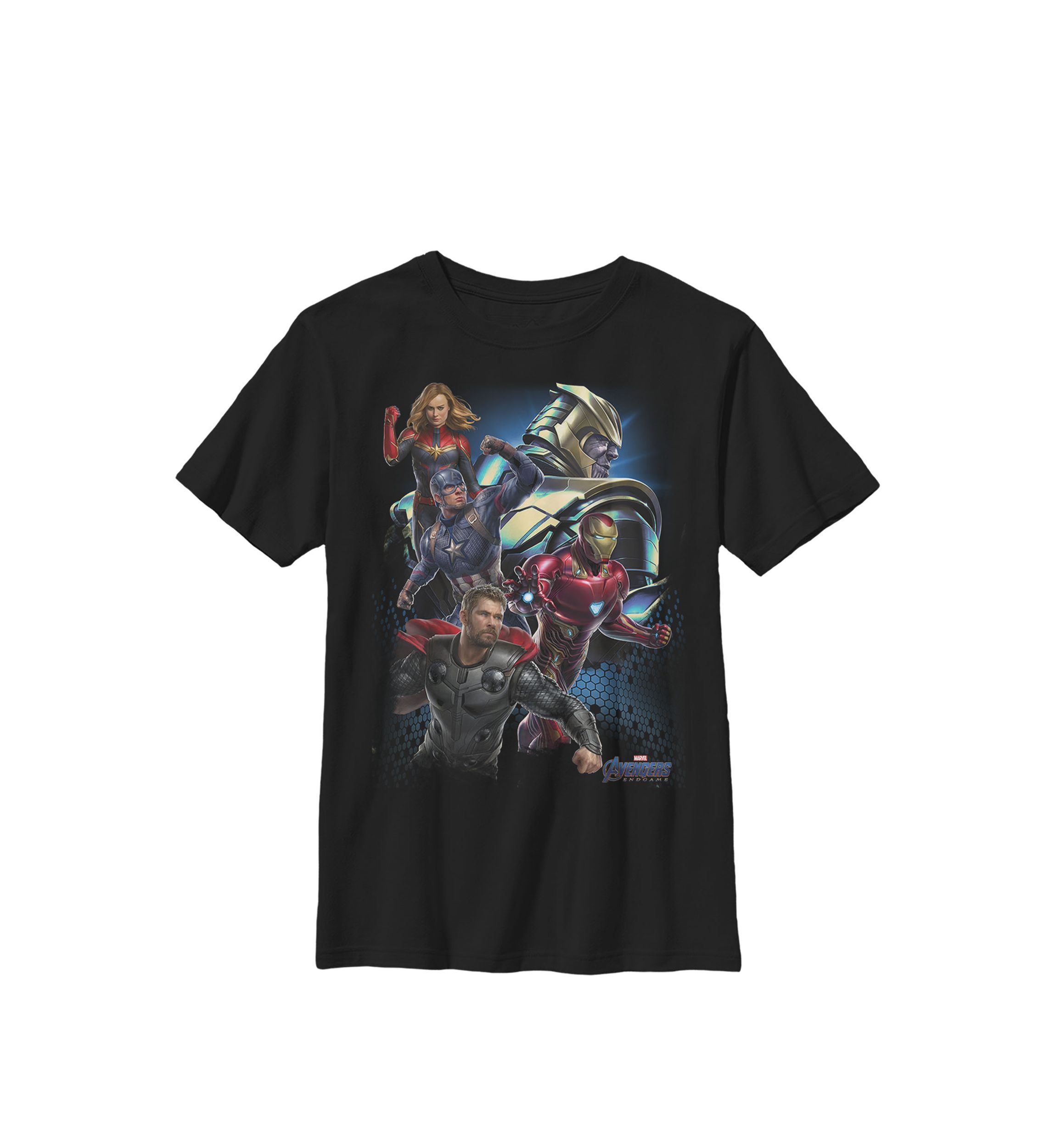  Avengers Endgame Thanos Enemies Poster Crew Graphic T-Shirt