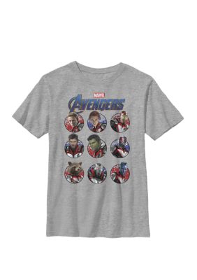 A Bugs Life Kids Avengers Endgame Main Cast Circles Crew Graphic T-Shirt