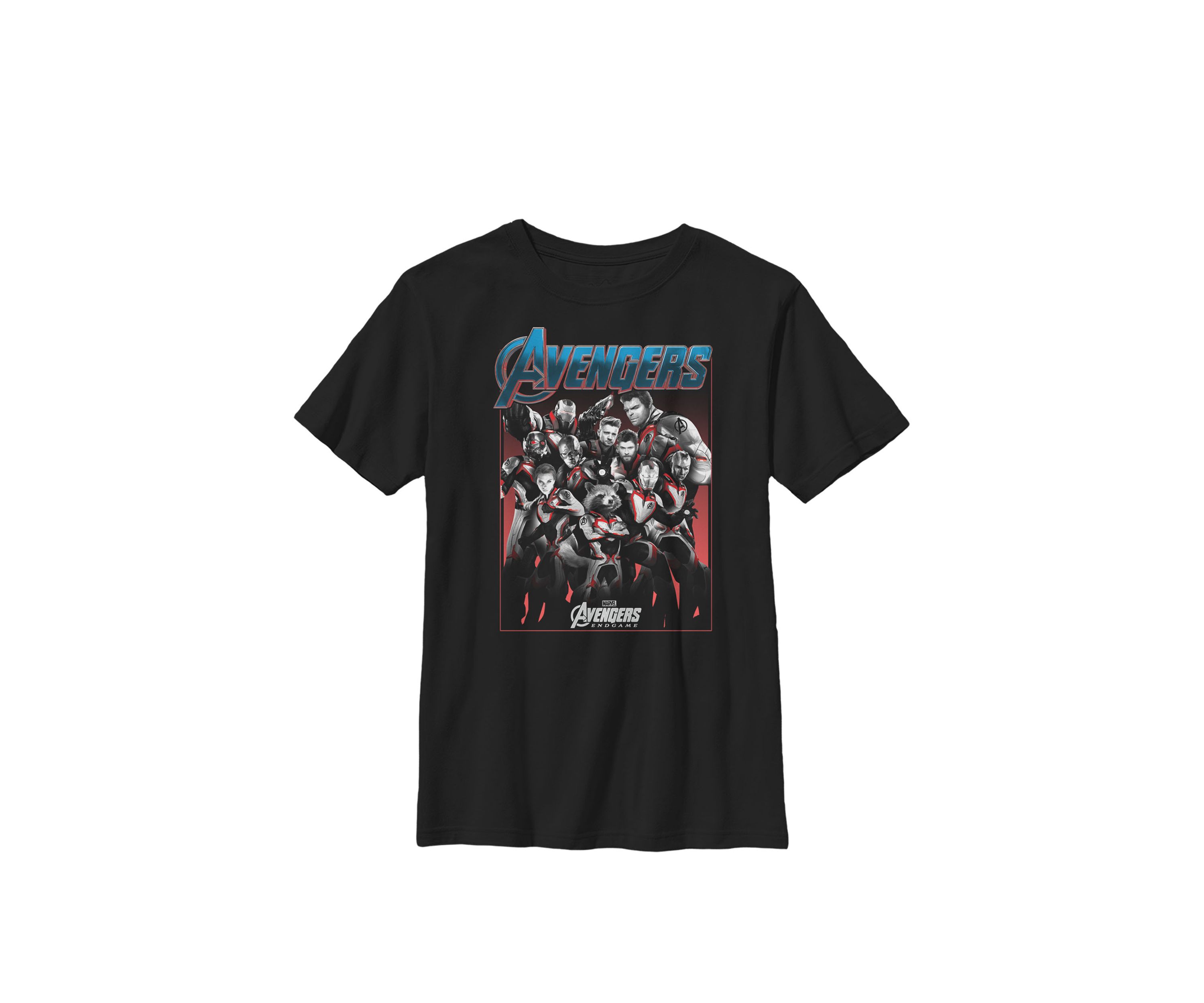 Avengers Endgame Main Cast Group Shot Crew Graphic T-Shirt