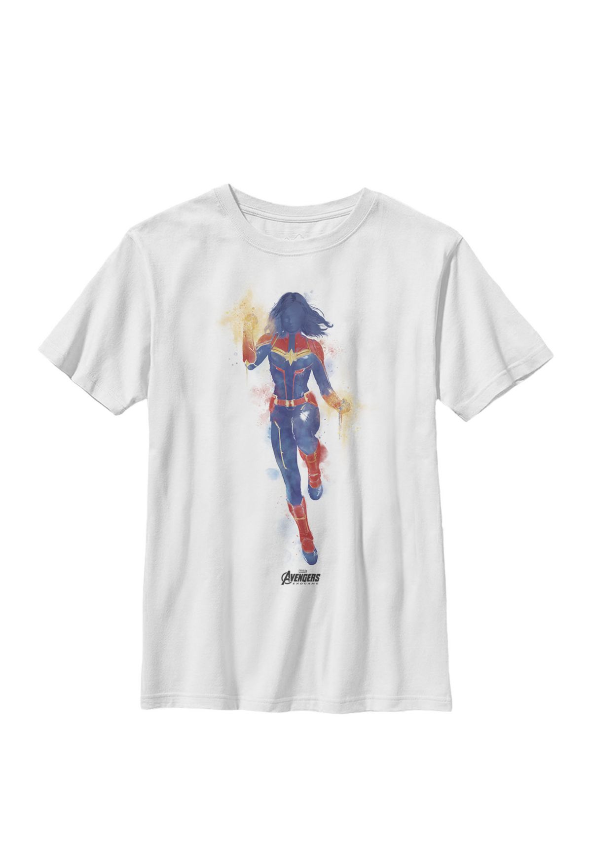  Avengers Endgame Spray Paint Crew Graphic T-Shirt