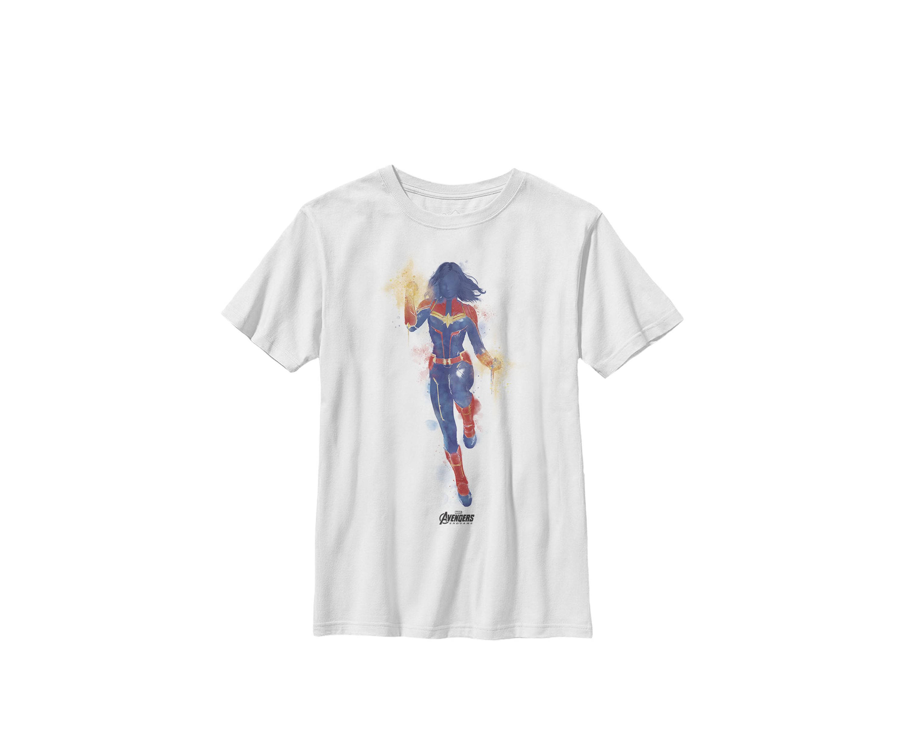  Avengers Endgame Spray Paint Crew Graphic T-Shirt