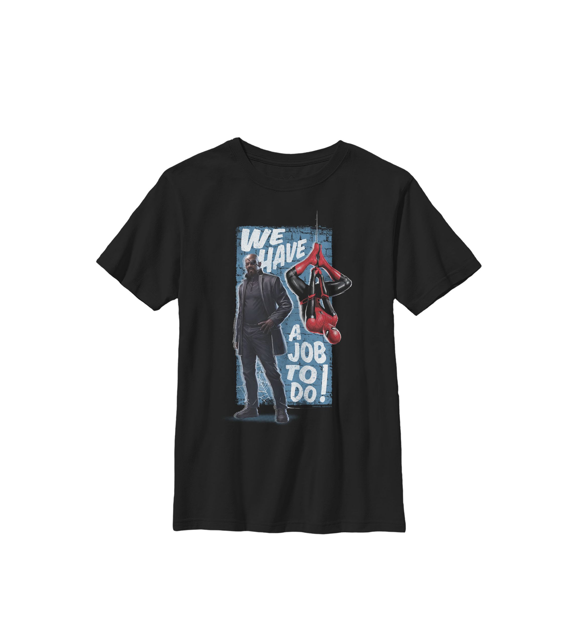 Spider-Man Far From Home We Have A job To Do Poster Crew Graphic T-Shirt