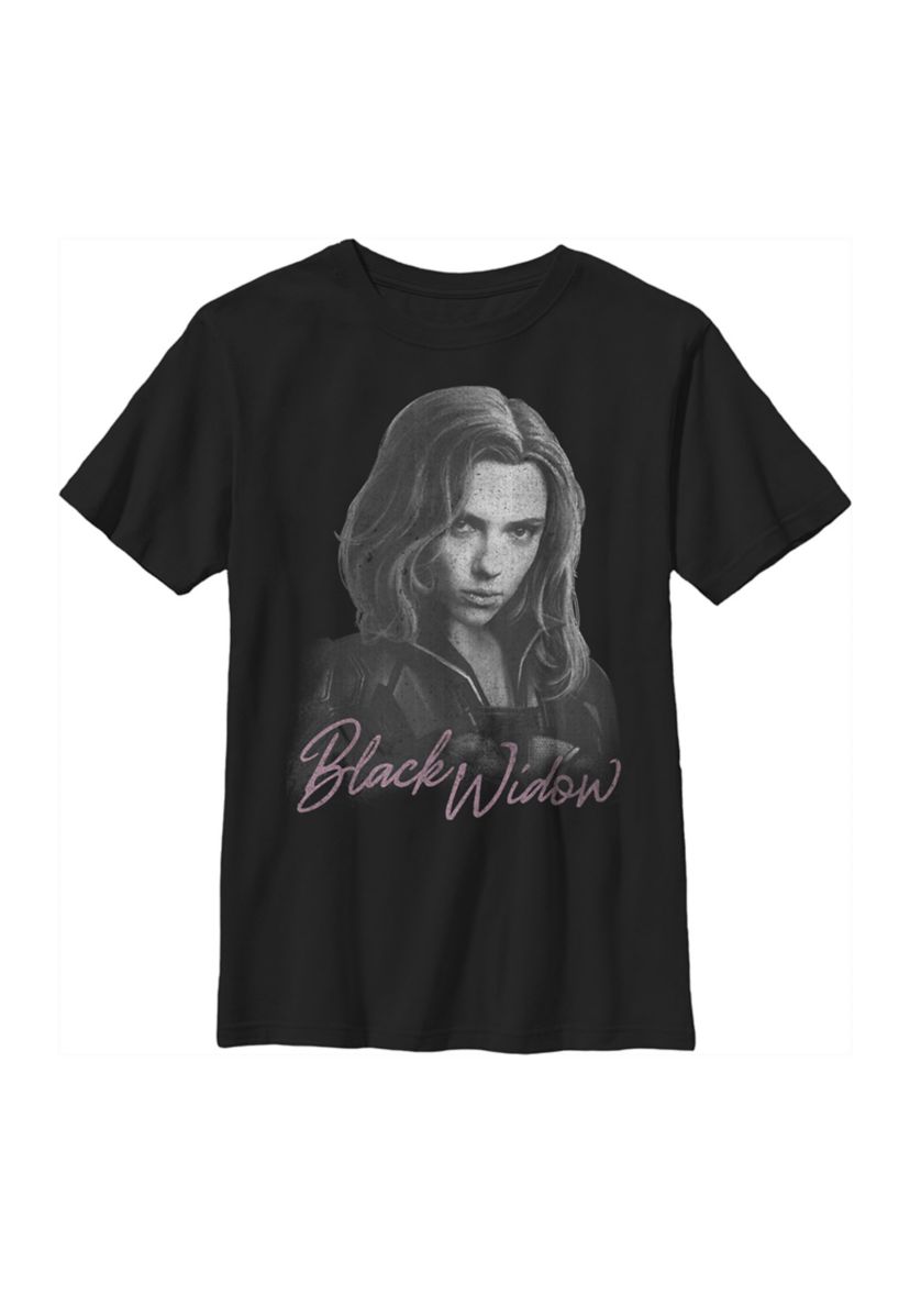 Boys 4-7 Black Widow Mono Graphic T-Shirt