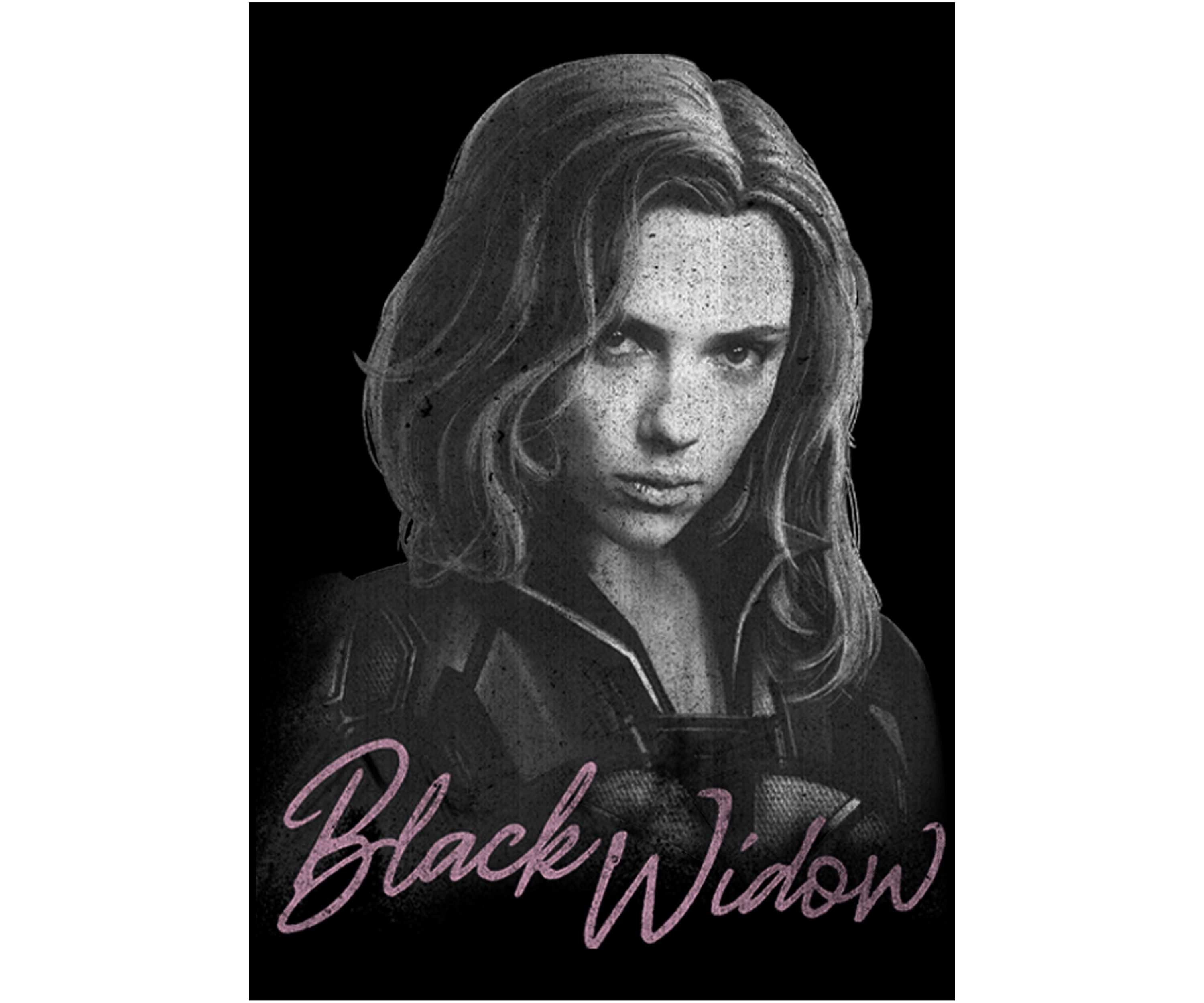 Boys 4-7 Black Widow Mono Graphic T-Shirt