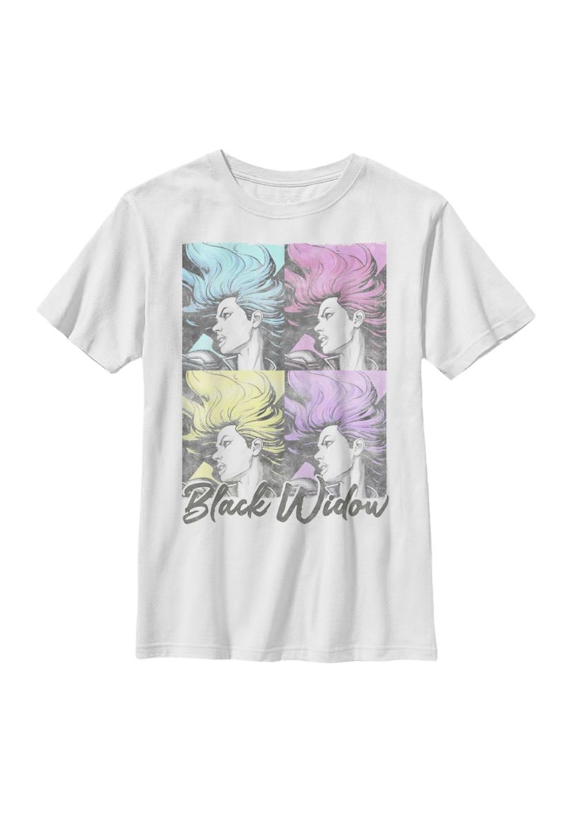 Boys 4-7 Black Widow Pop Graphic T-Shirt