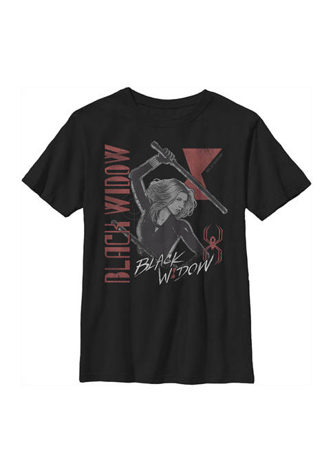 Marvel™ Boys 4-7 Black Widow Retro Graphic T-Shirt