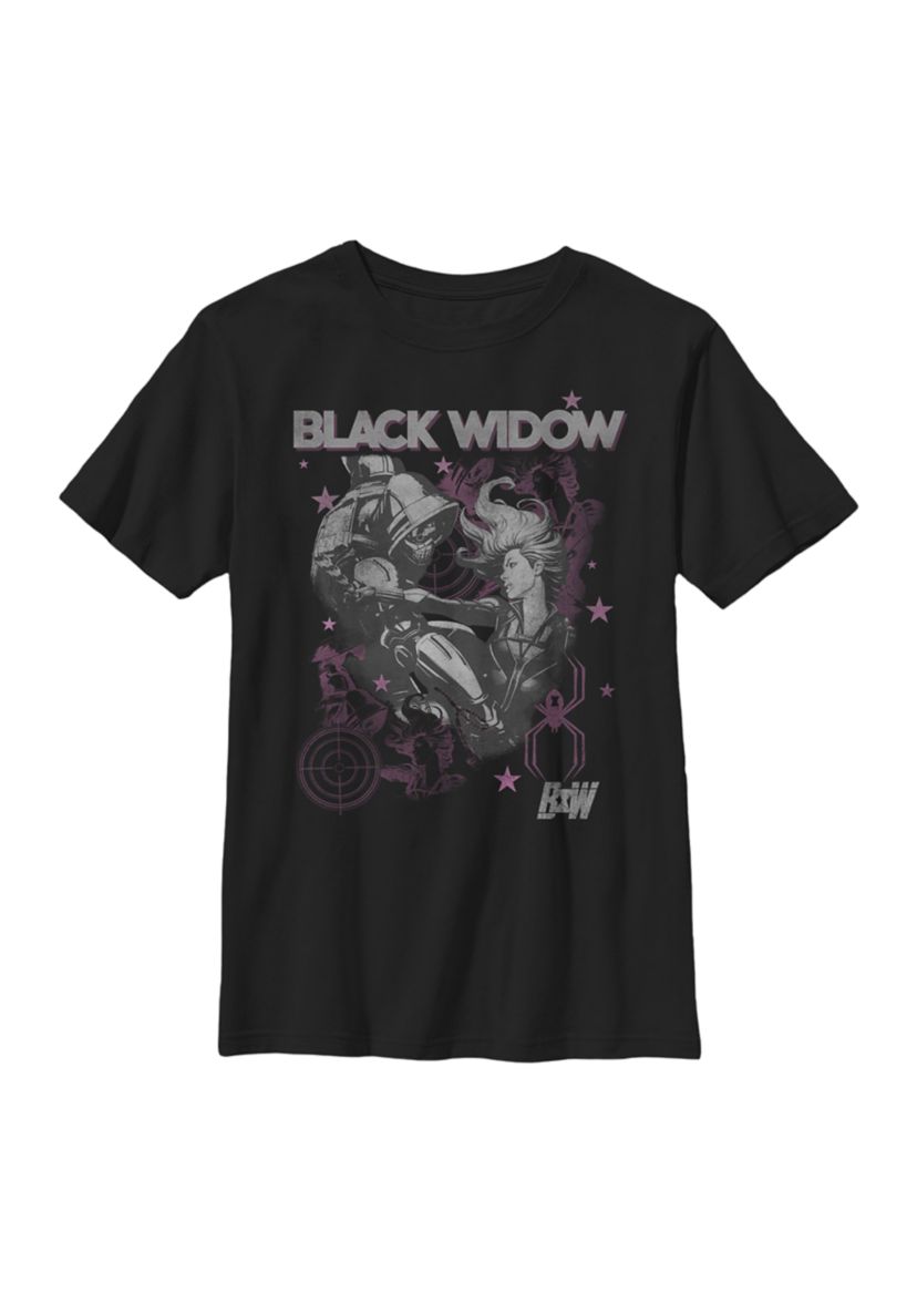 Boys 4-7 BW Poster Graphic T-Shirt