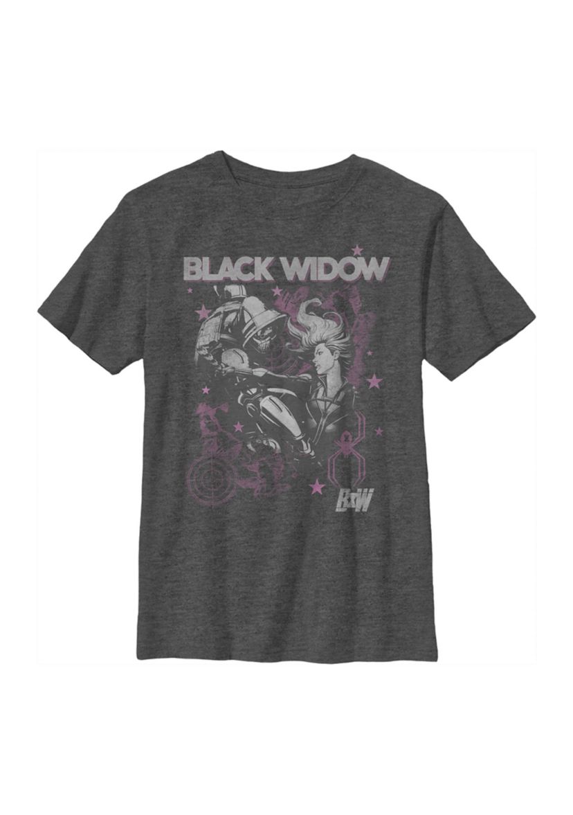 Boys 4-7 BW Poster Graphic T-Shirt