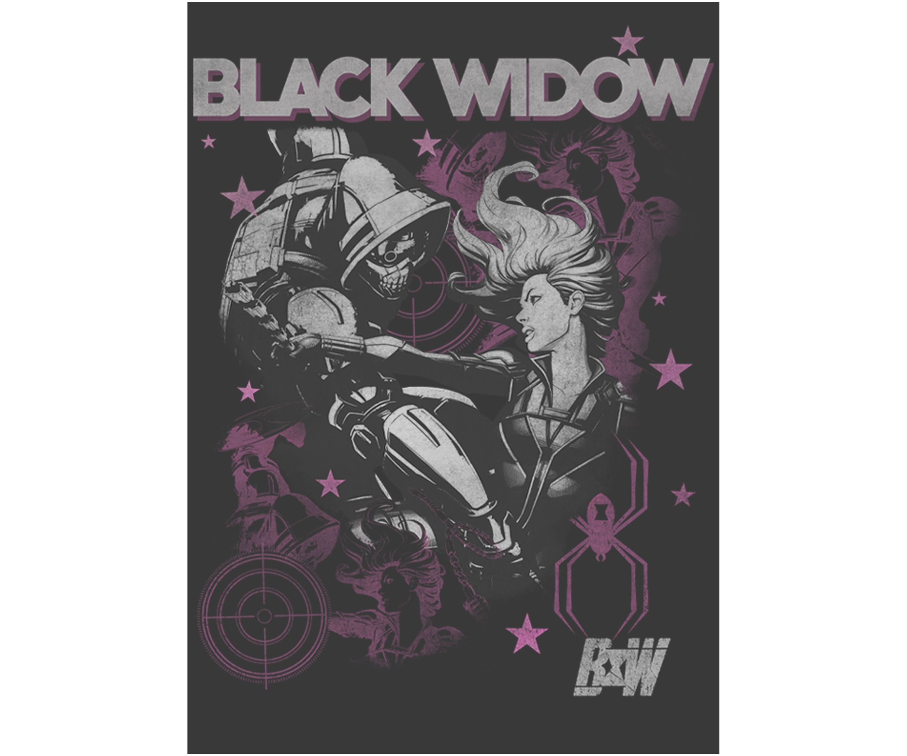 Boys 4-7 BW Poster Graphic T-Shirt