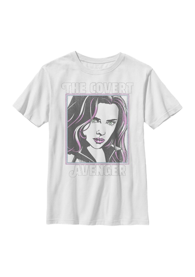 Boys 4-7  Retro Pop Widow Graphic Top