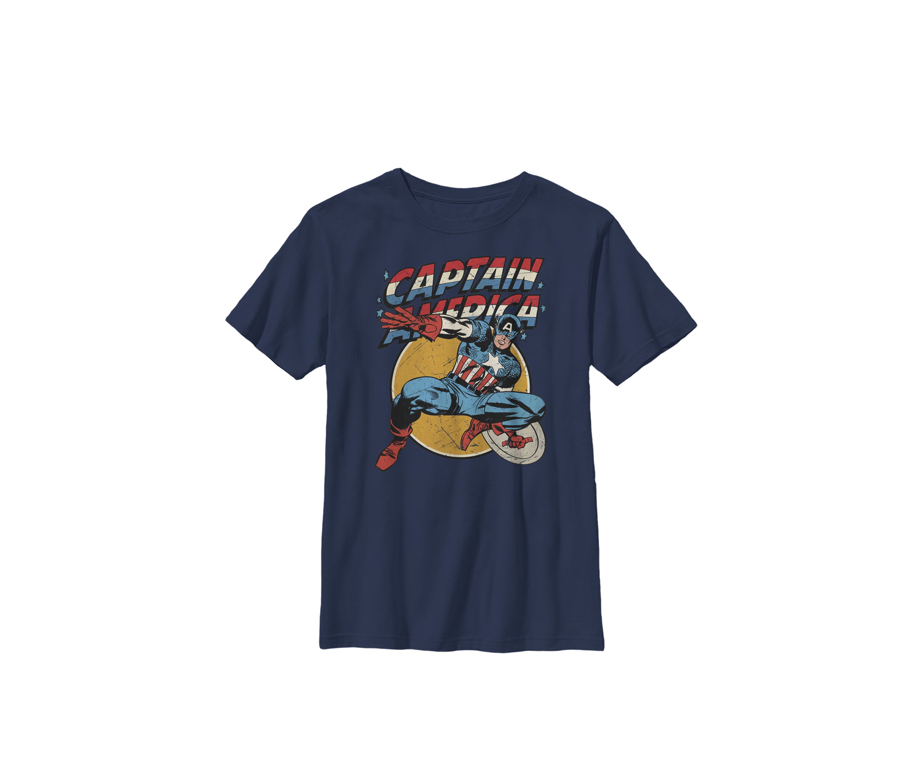 Captain America Avengers Shield Crew Graphic T-Shirt