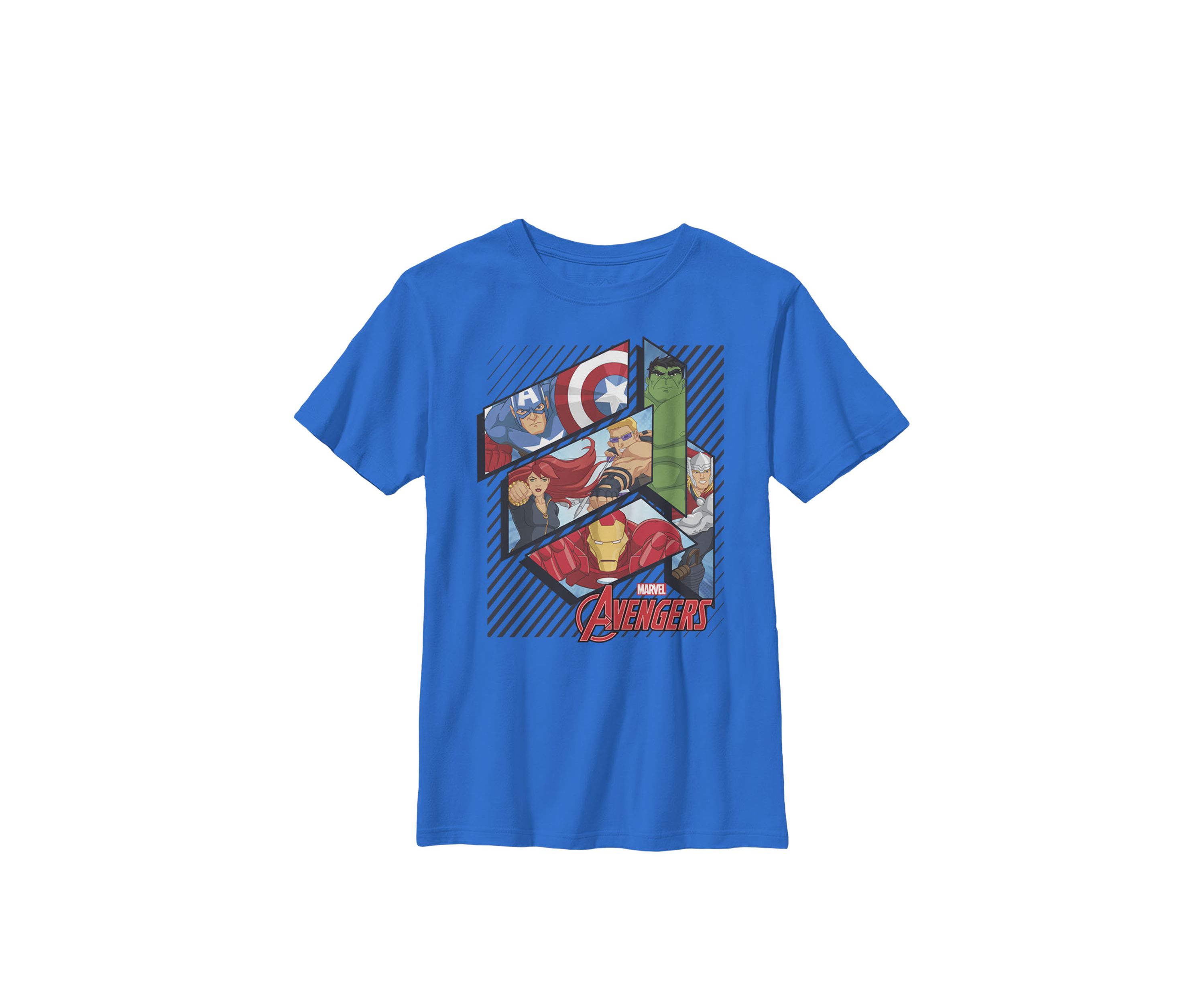 Assemble Avenger Face Panels Crew T-Shirt