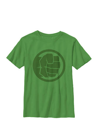 Hulk Fist Tonal Icon Crew T-Shirt