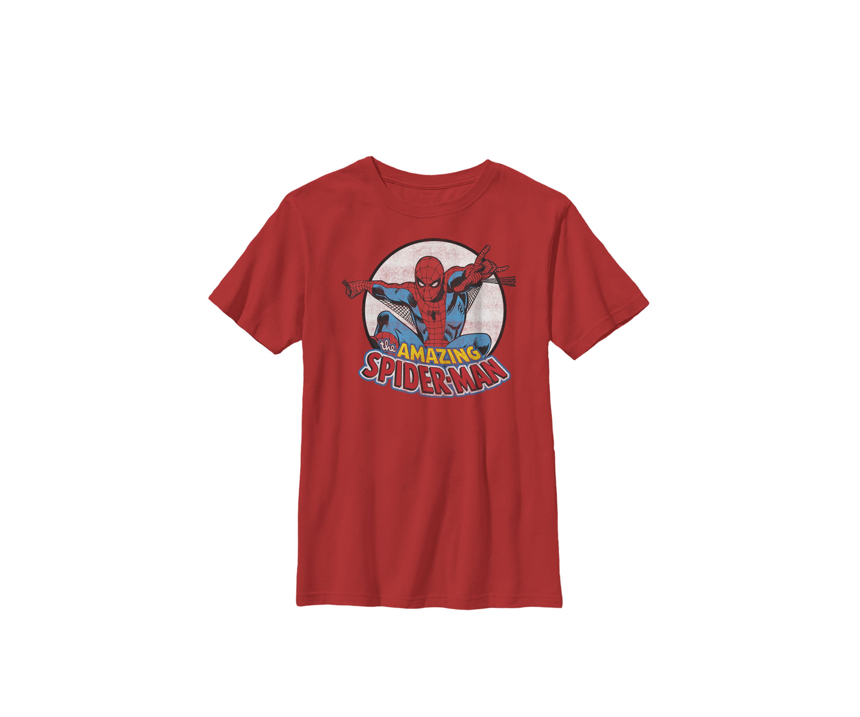 Amazing Spider-Man Retro Vintage Crew T-Shirt