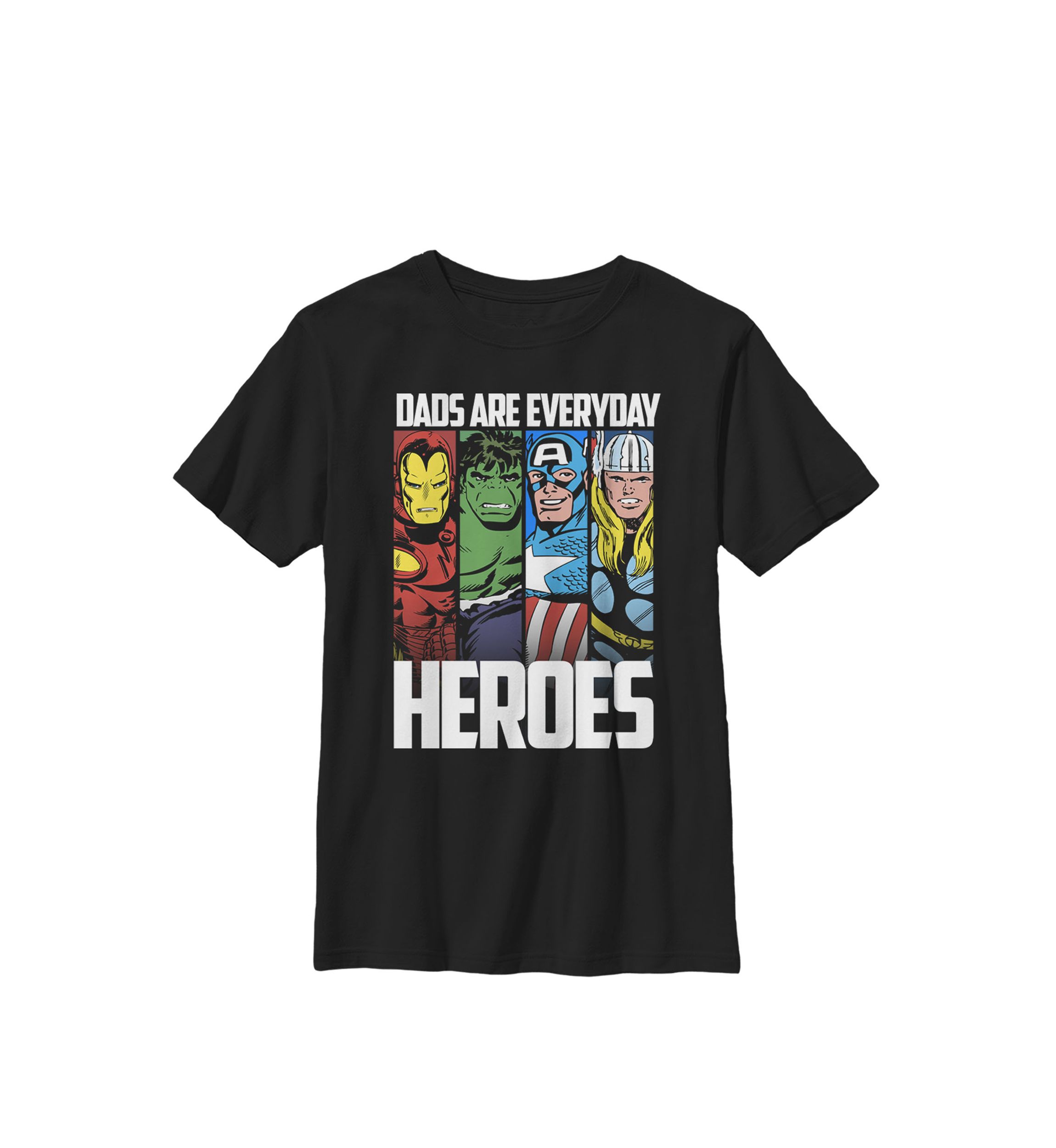 Avengers Fathers Day Everyday Heroes Crew T-Shirt