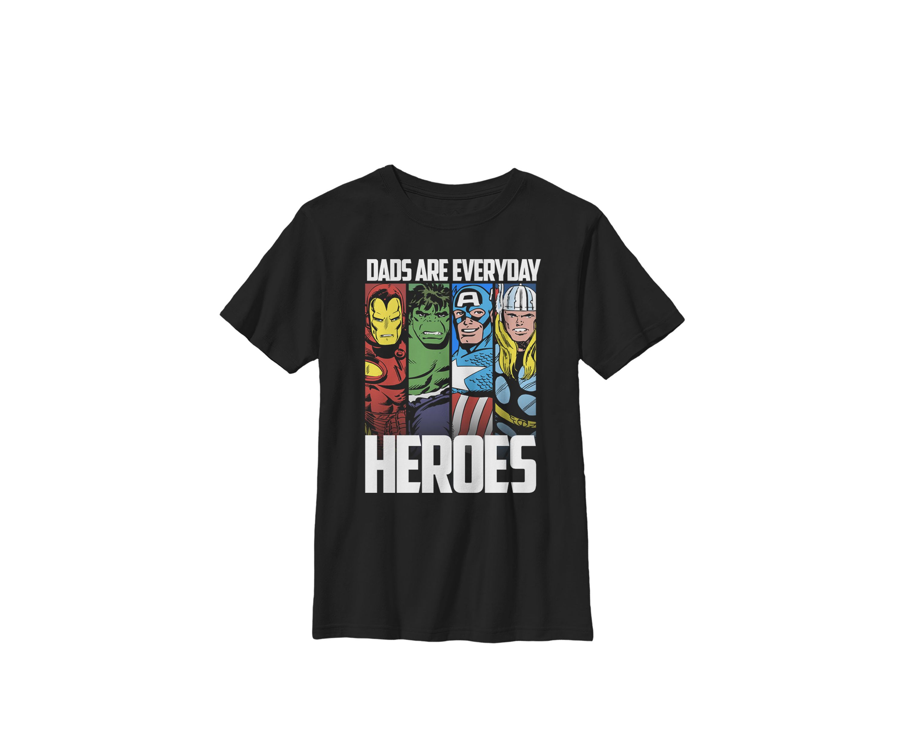 Avengers Fathers Day Everyday Heroes Crew T-Shirt