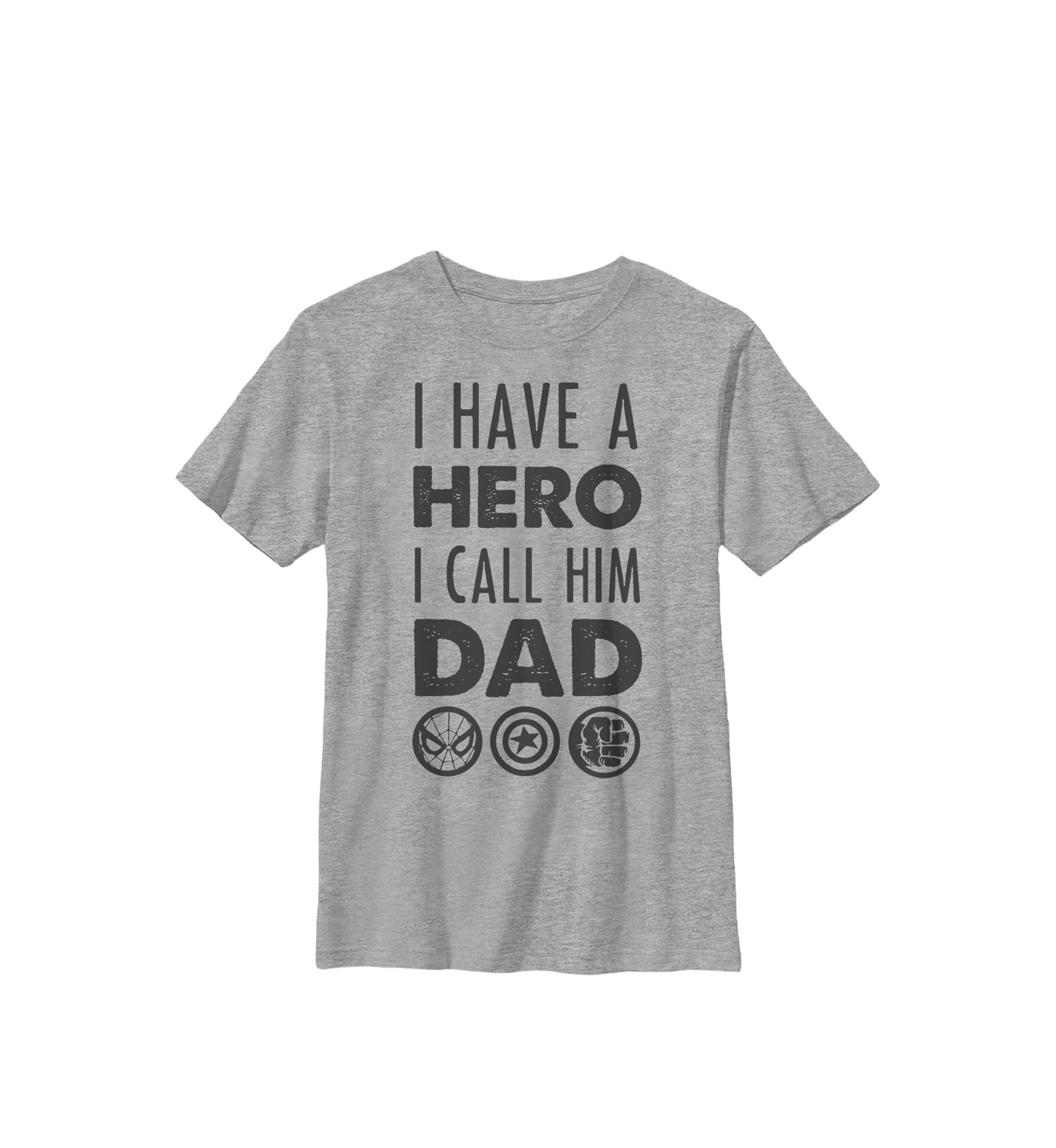 Avengers Fathers Day Hero Dad Crew T-Shirt