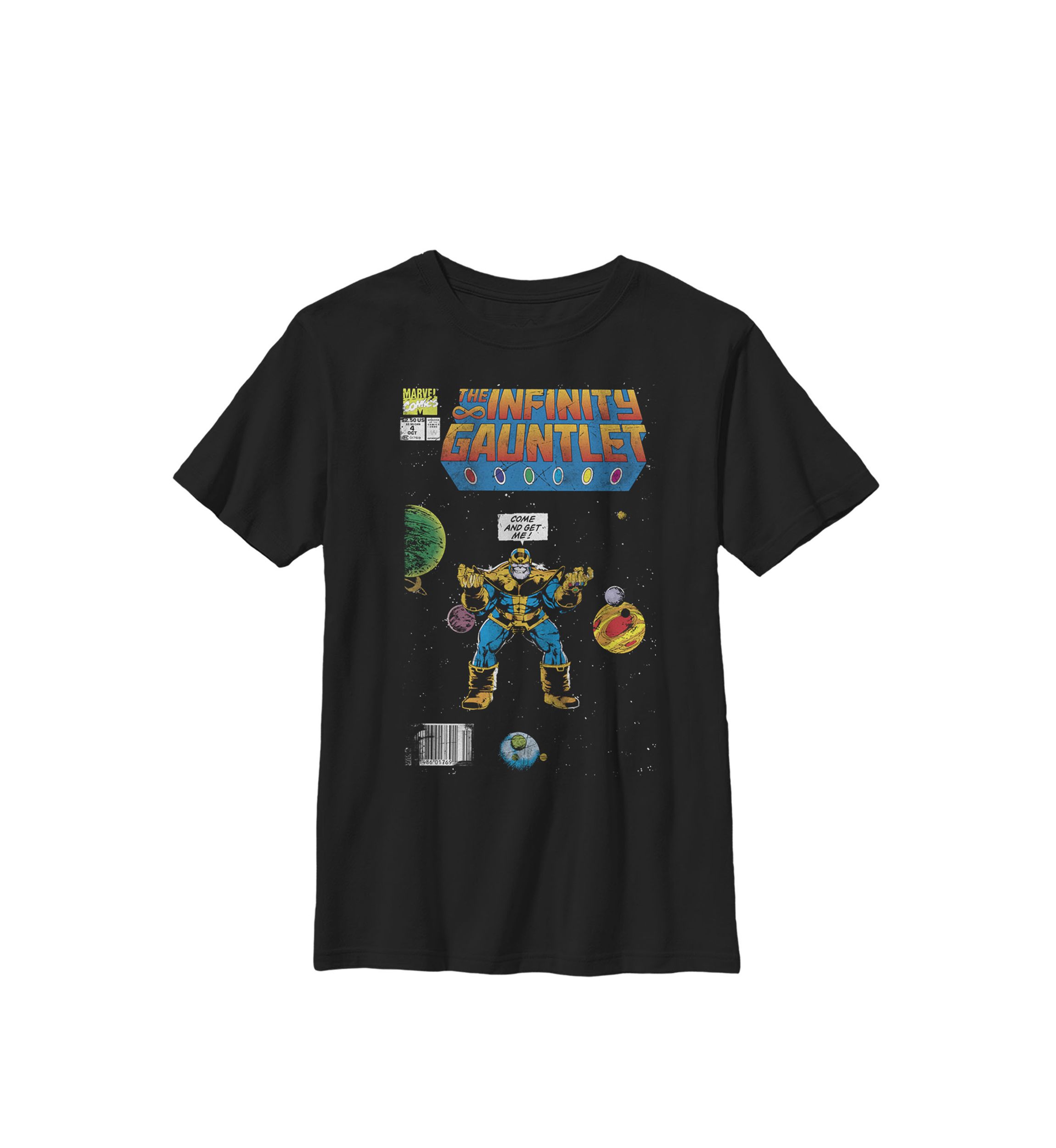 Thanos Infinity Gauntlet Comic Book Crew T-Shirt