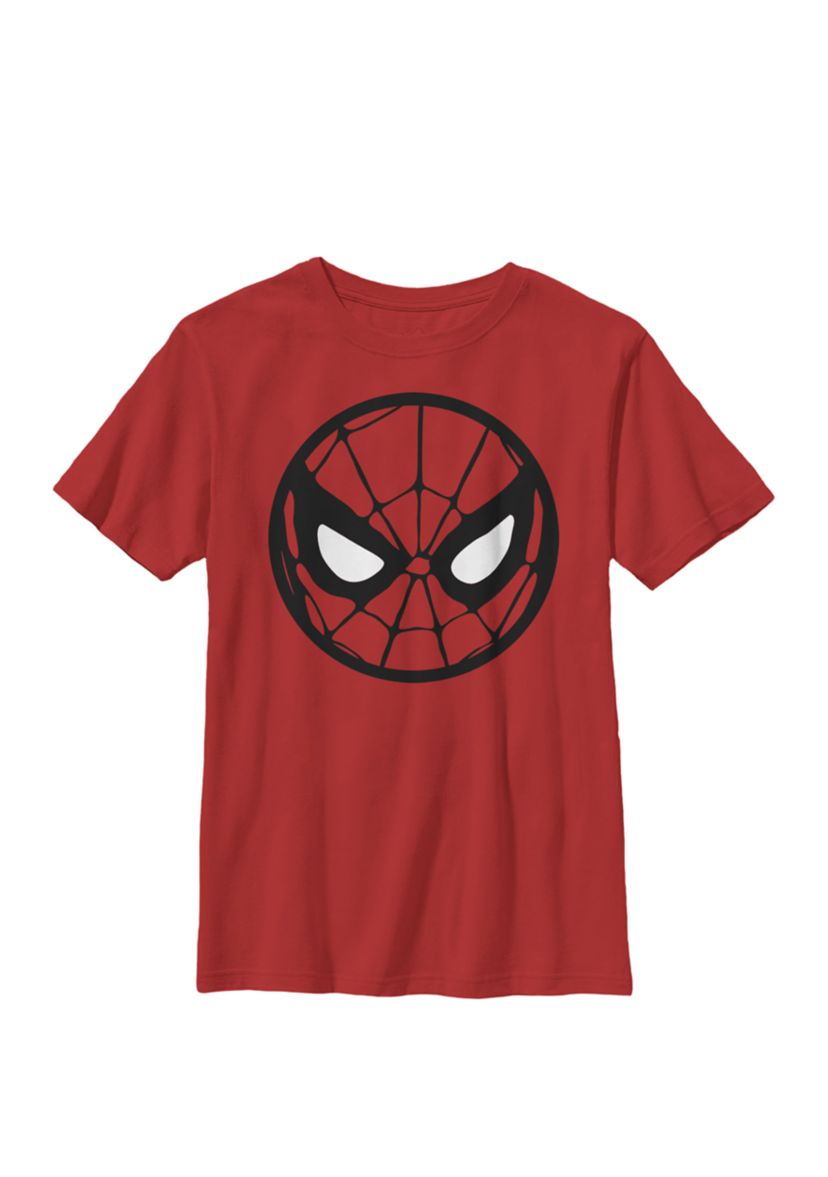 Boys 8-20 Spider-Man Circle Mask Crew T-Shirt