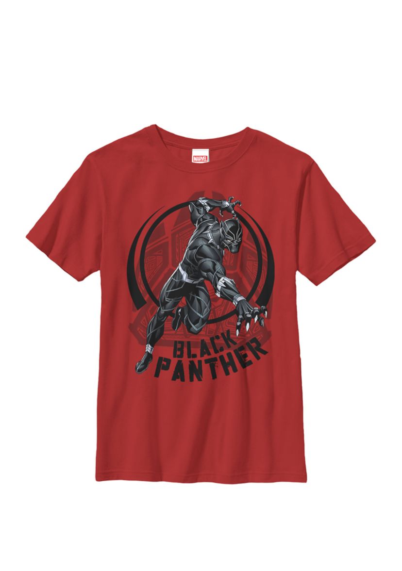 Black Panther King of Wakanda Paw Crew T-Shirt