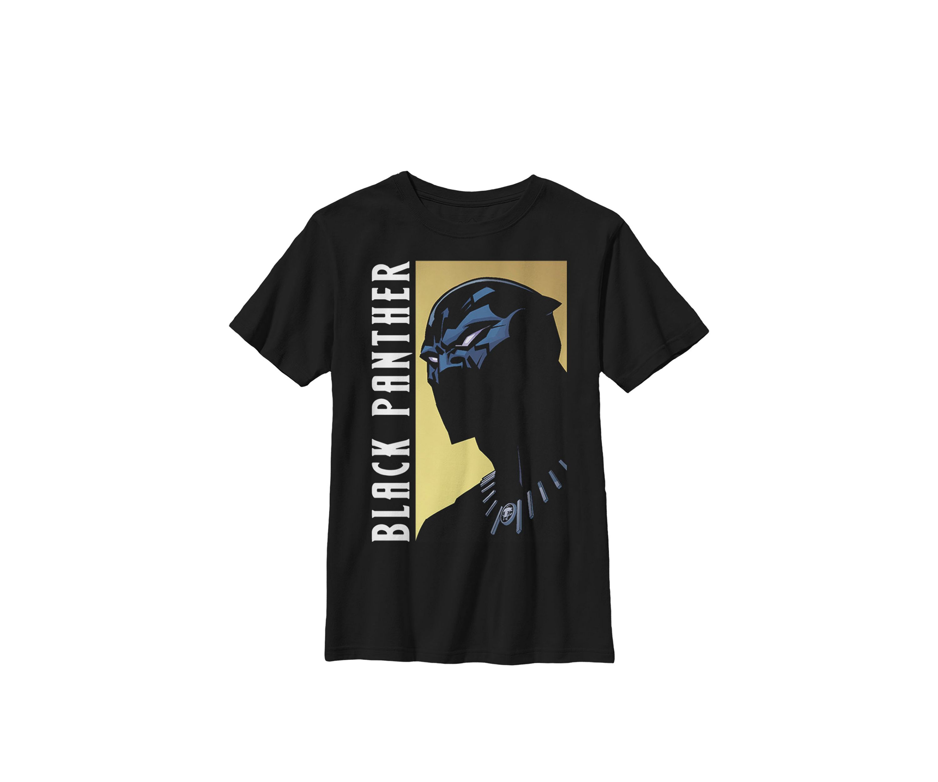 Boys 8-20 Black Panther Character Profile Intro Graphic T-Shirt