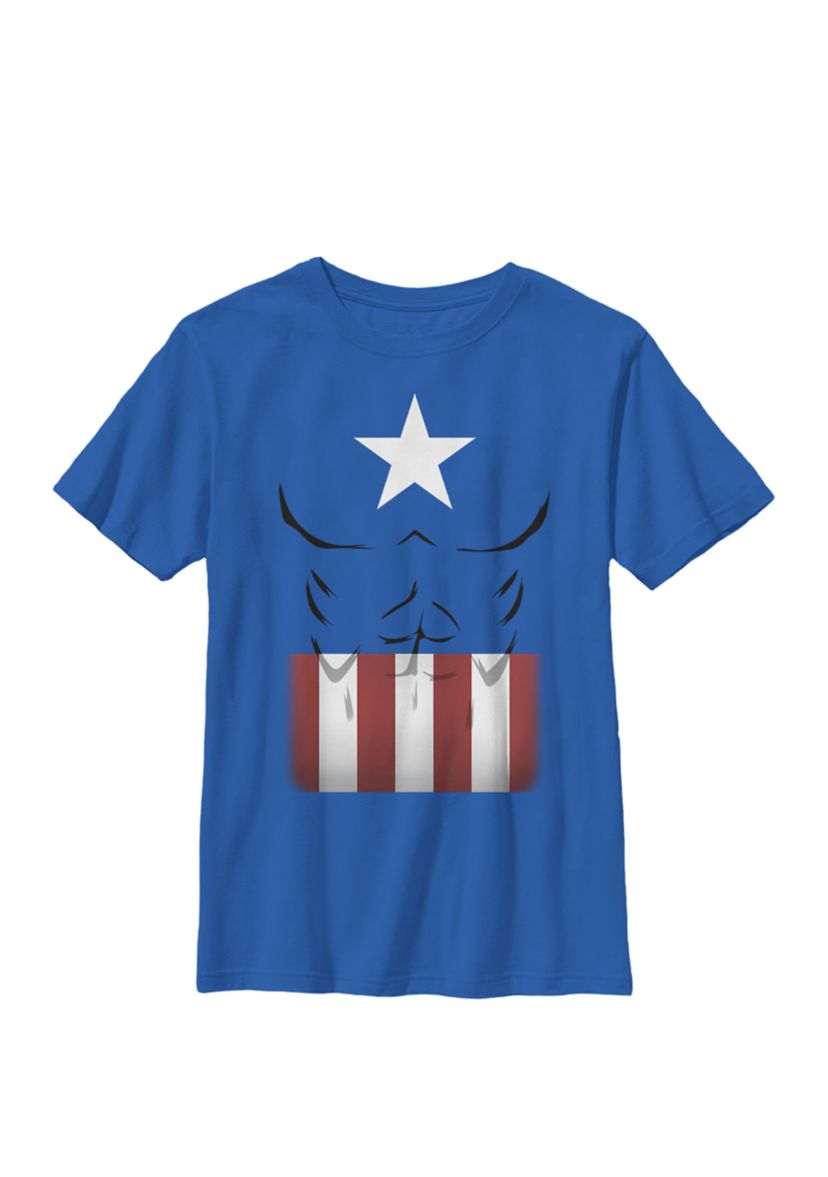 Boys 8-20 Captain America Simple Suit Graphic T-Shirt
