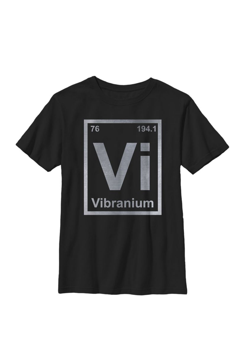 Boys 8-20 Periodic Element Vibranium Metal Graphic T-Shirt