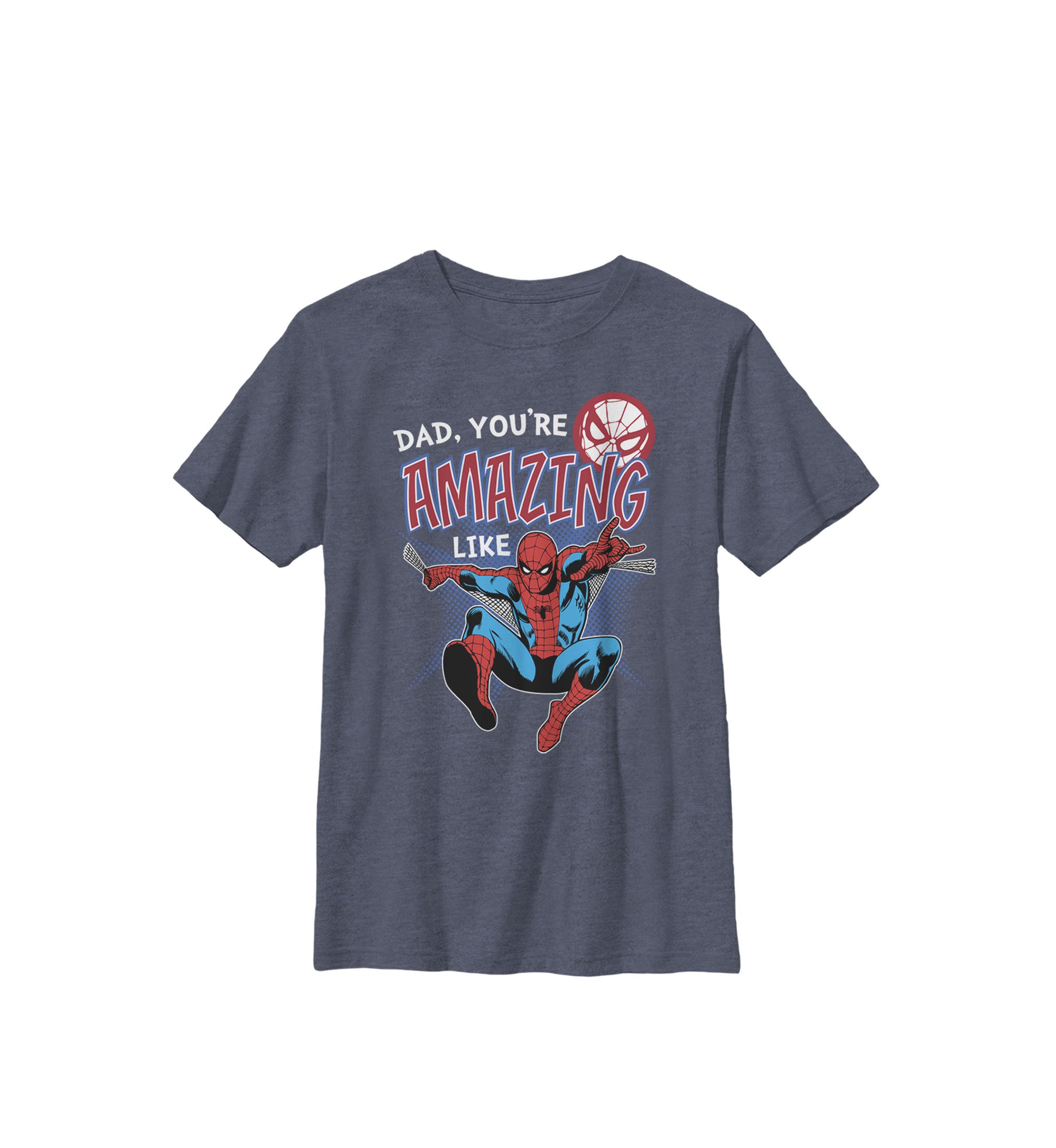 Boys 8-20 Spider-Man Amazing Dad Fathers Day T-Shirt 