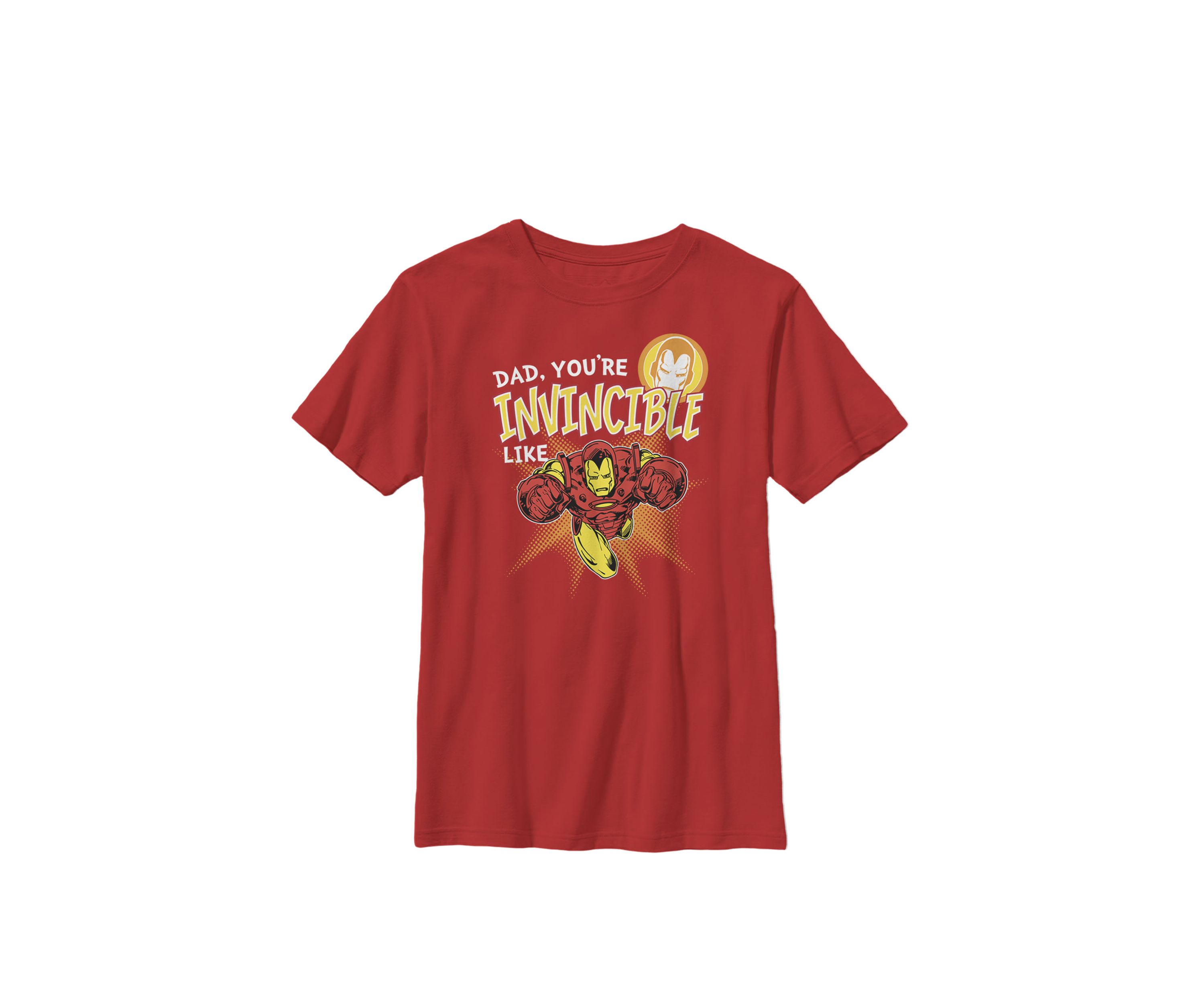 Boys 8-20 Iron Man Invincible Dad Fathers Day T-Shirt 